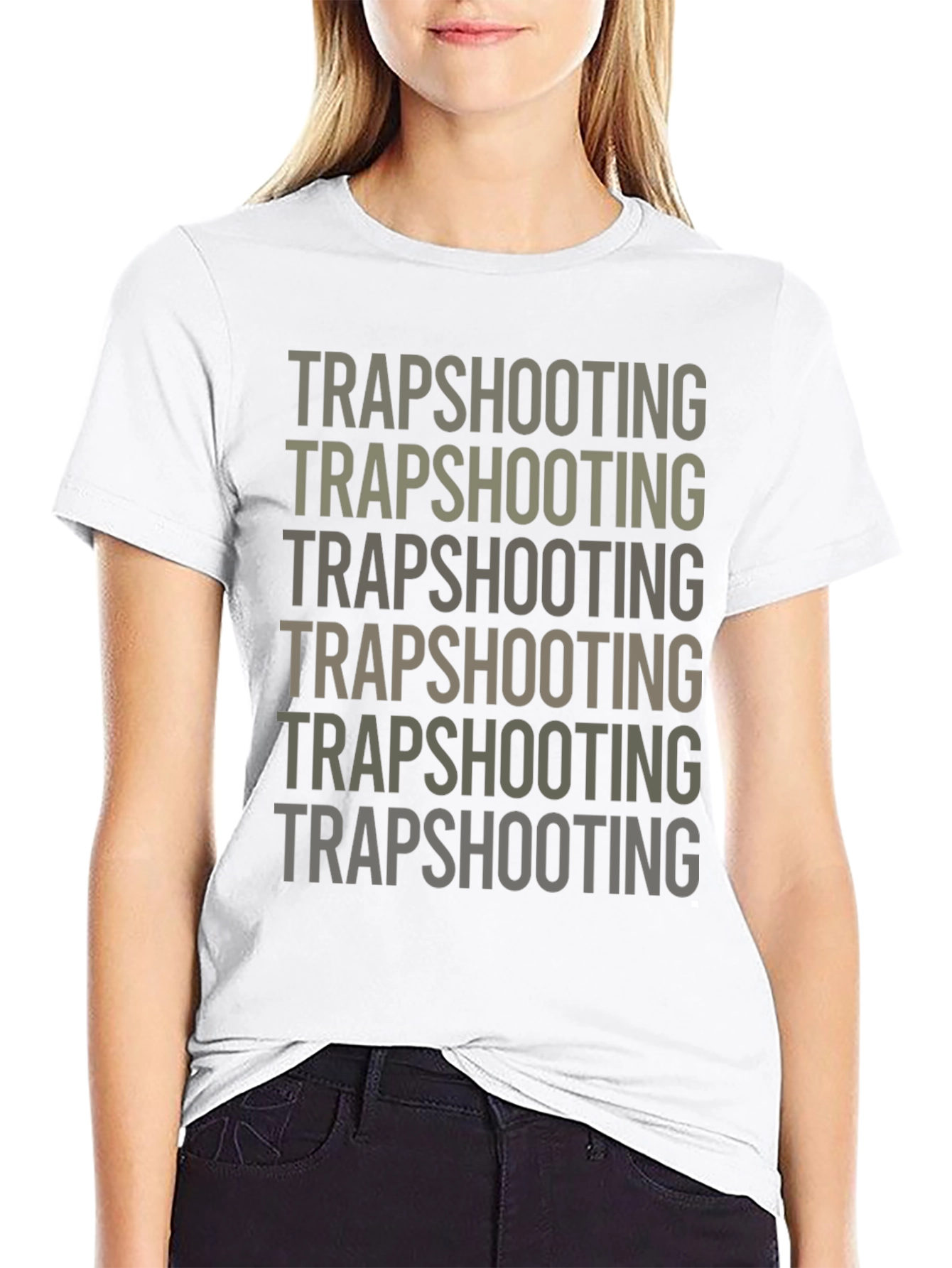 Trapshooting Graphic Print T-Shirt