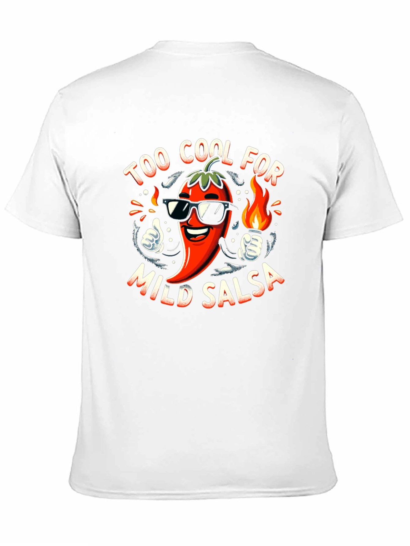 Too Cool For Mild Salsa Black Graphic Tee