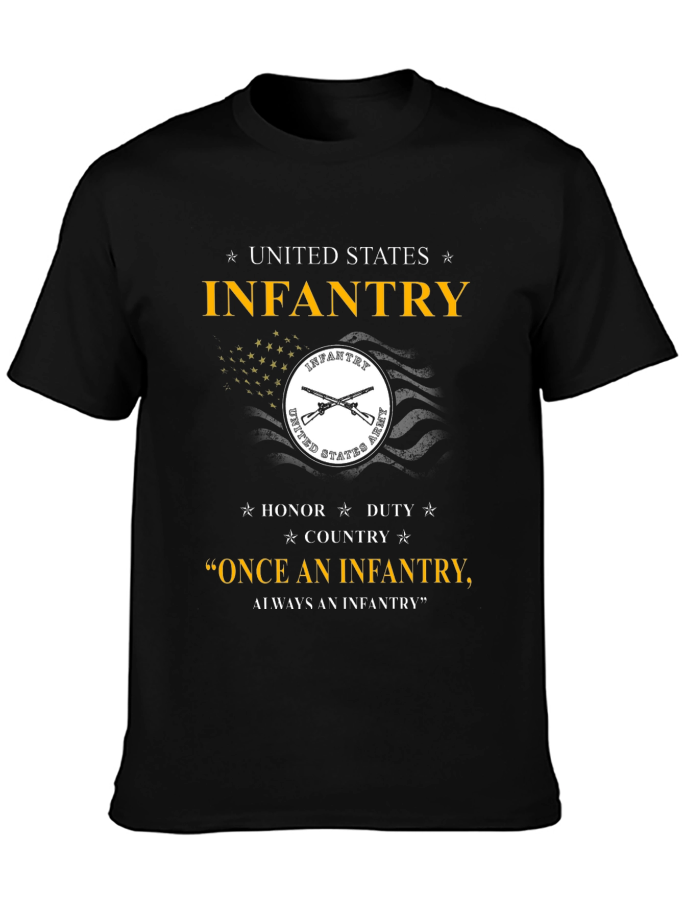 United States Infantry T-Shirt - Honor Duty Country