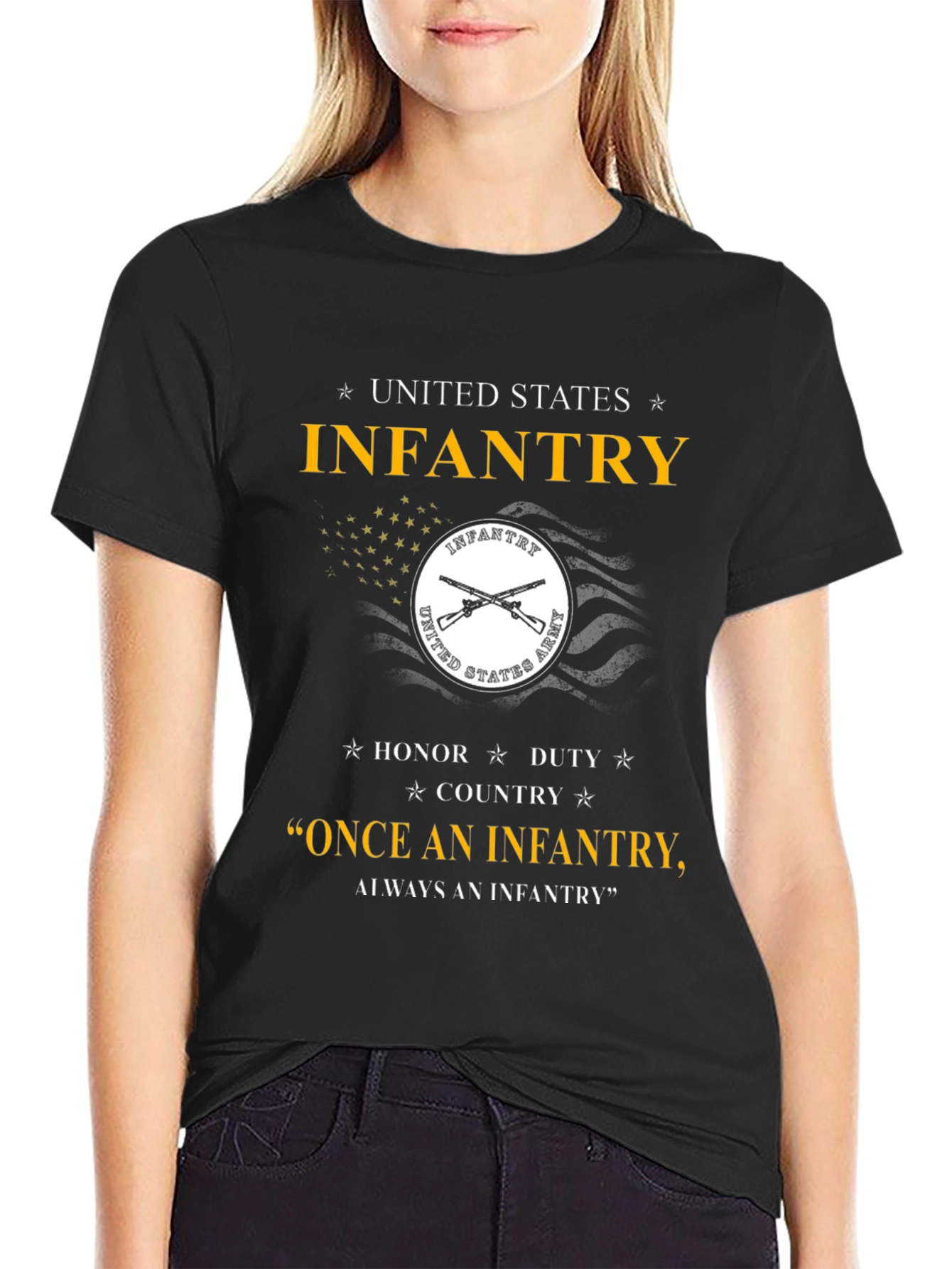 United States Infantry T-Shirt - Honor Duty Country