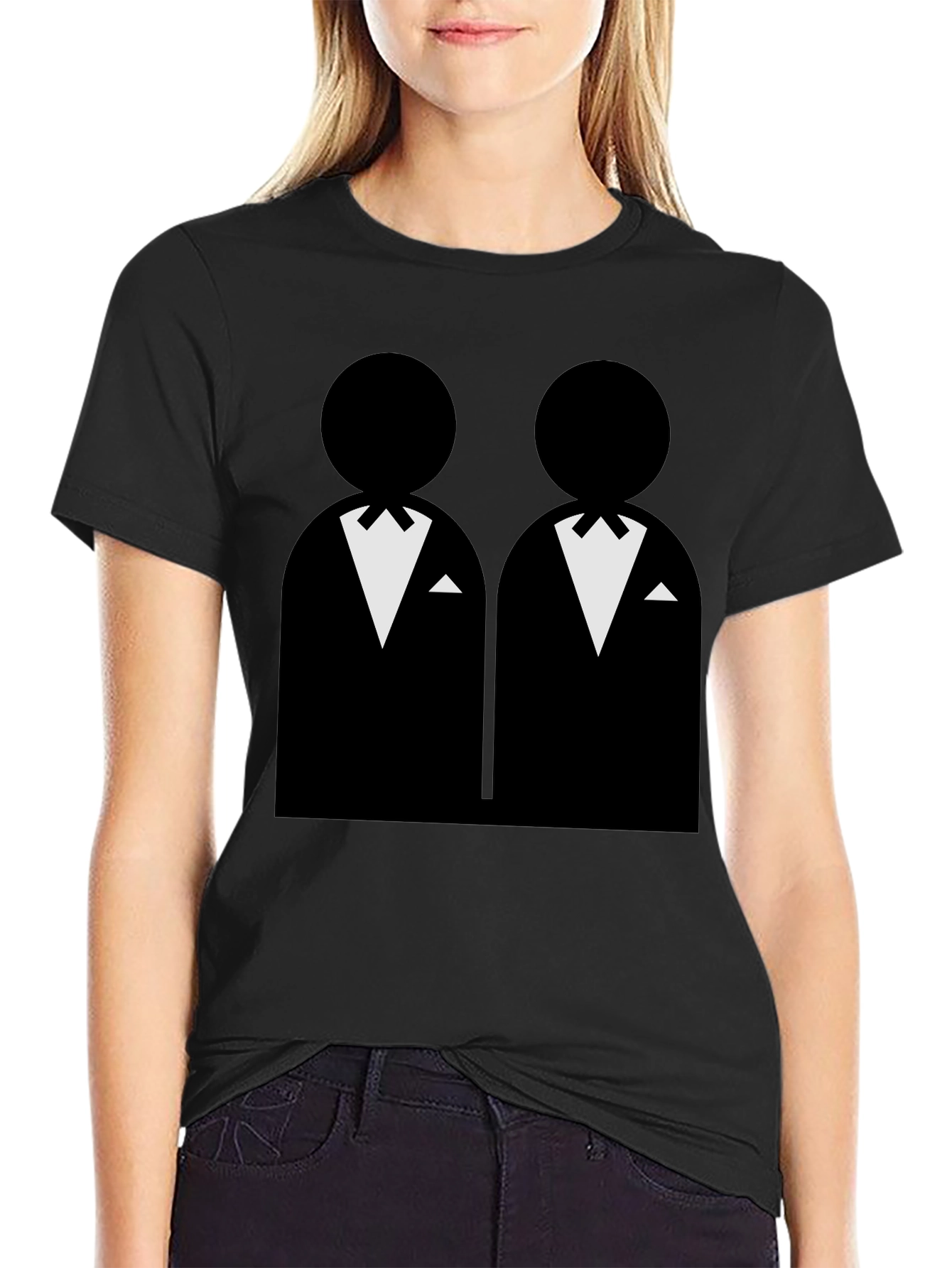 Gay Groom Black T-Shirt