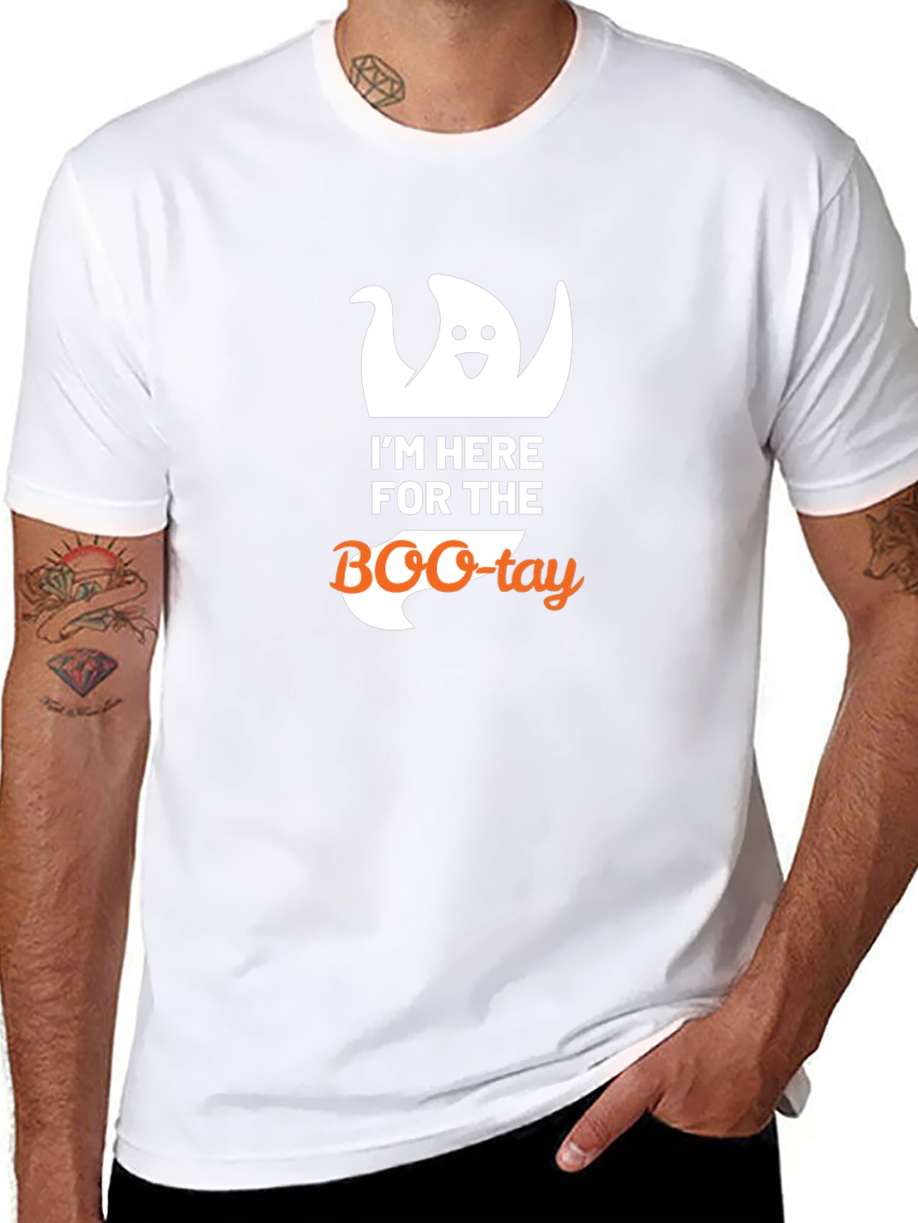 Boo-tay Halloween Graphic Tee