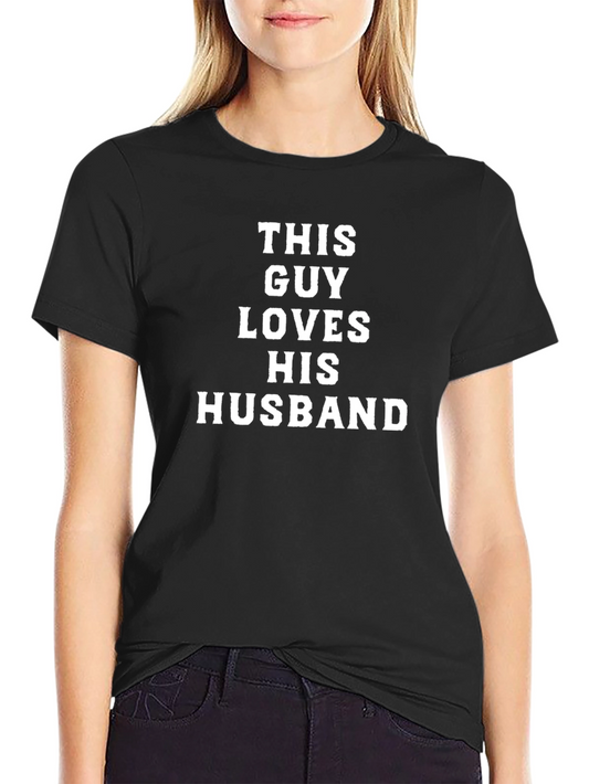 This Guy Loves His Husband T-Shirt