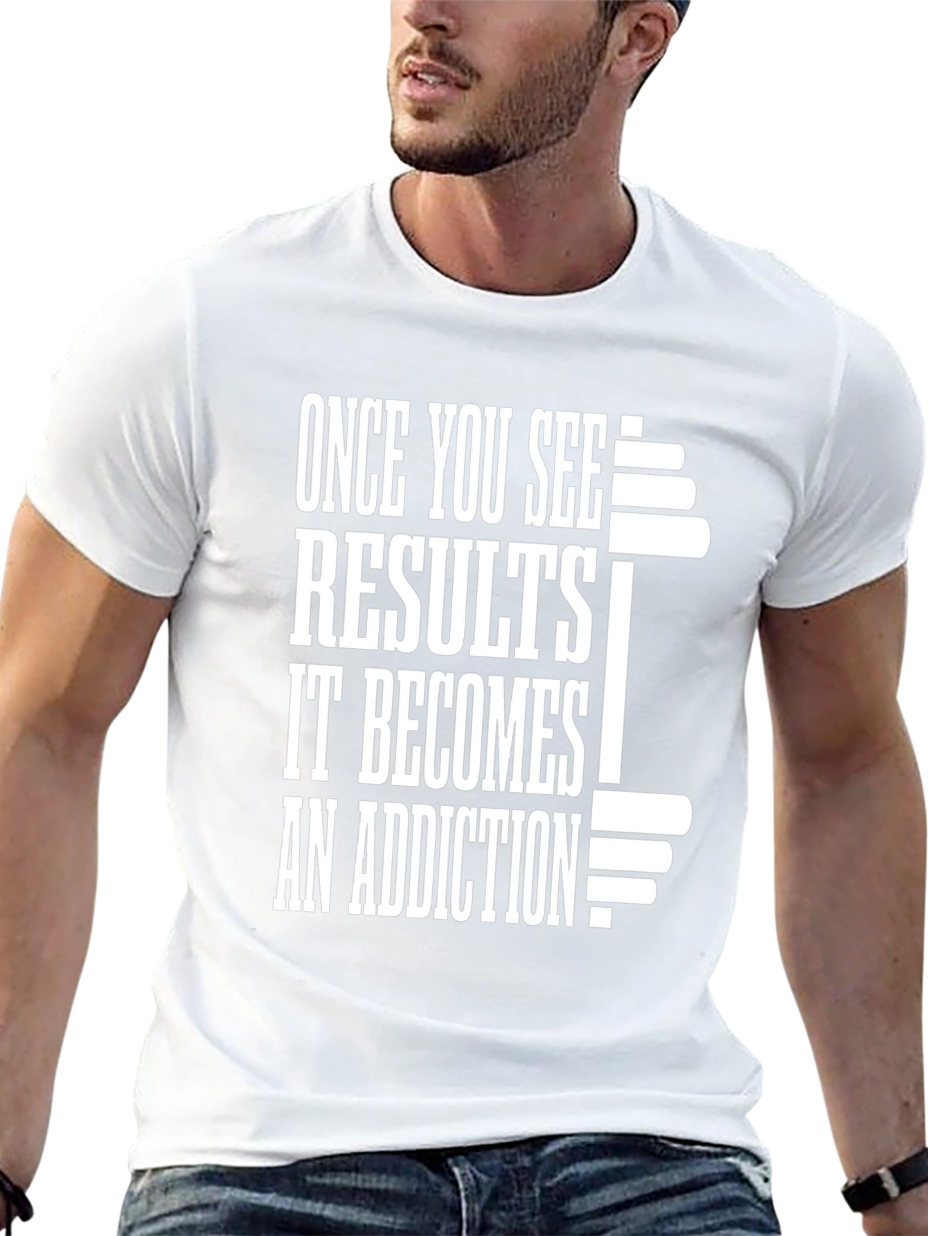 Results Addiction Gym T-Shirt