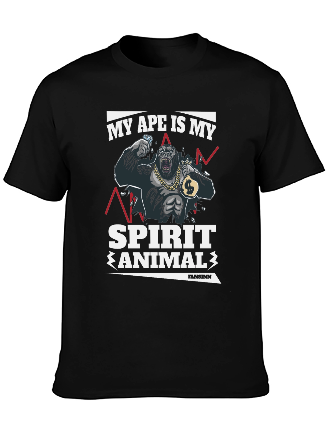 My Ape Is My Spirit Animal Graphic T-Shirt