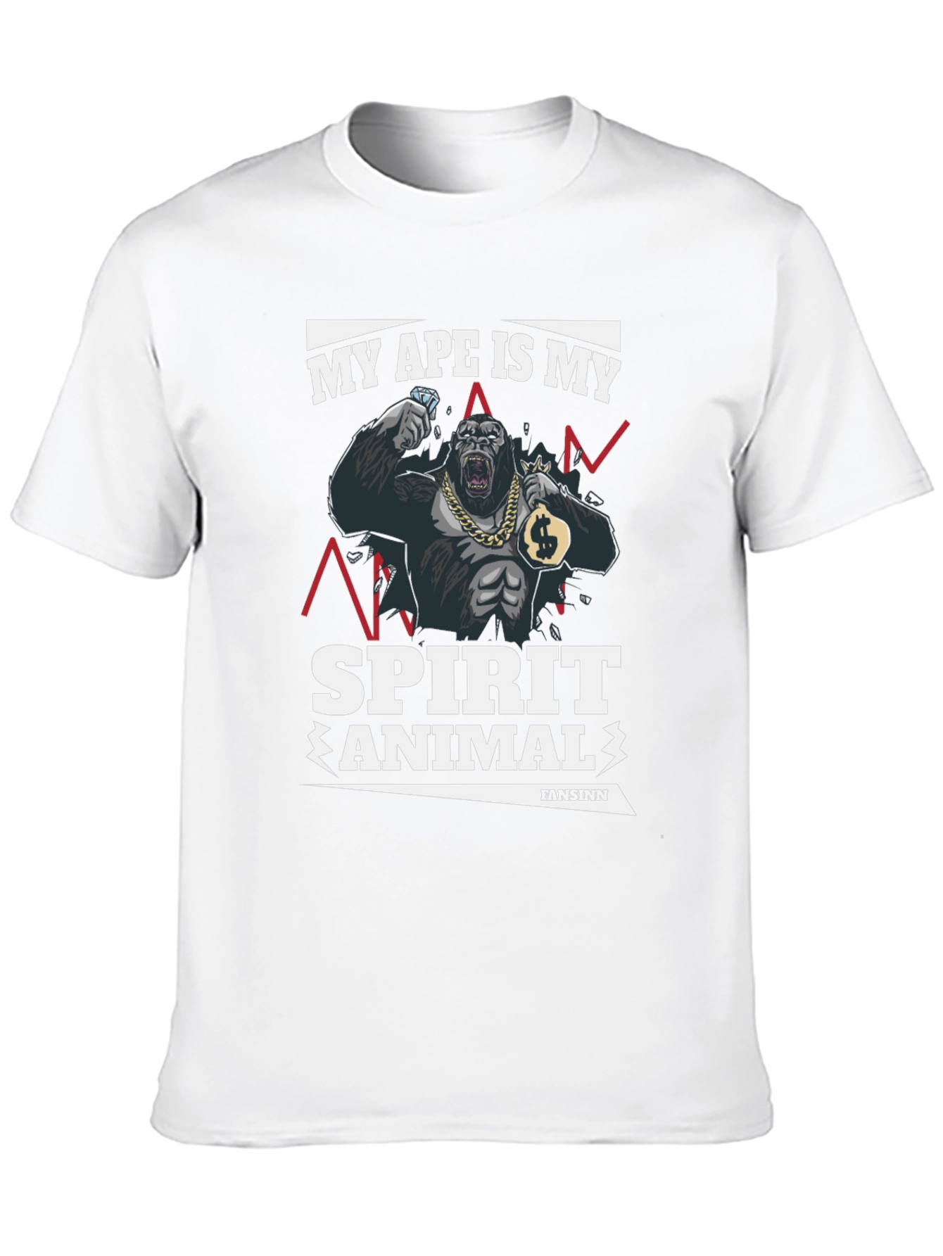 My Ape Is My Spirit Animal Graphic T-Shirt