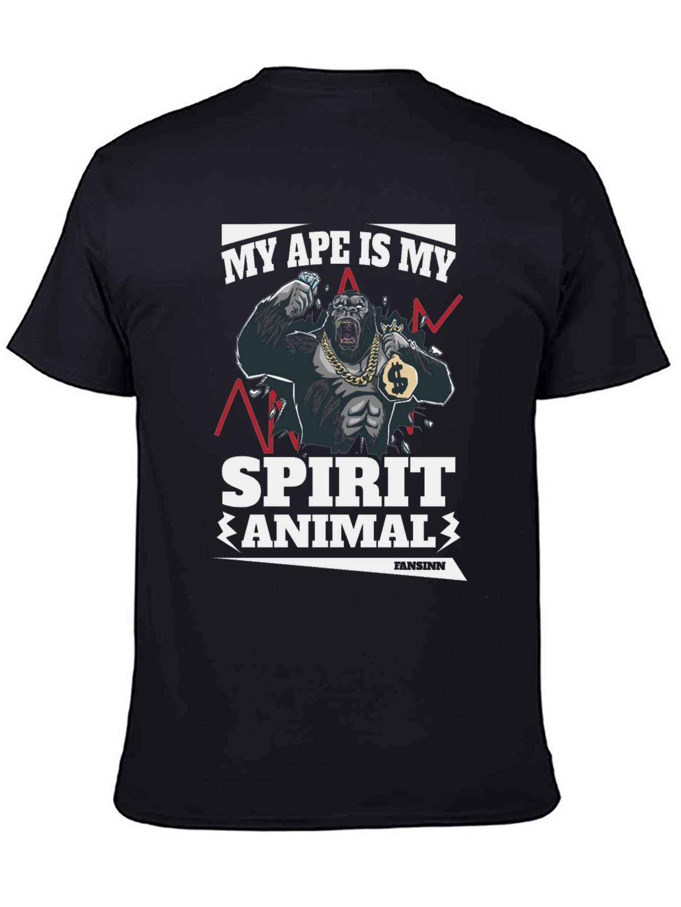My Ape Is My Spirit Animal Graphic T-Shirt