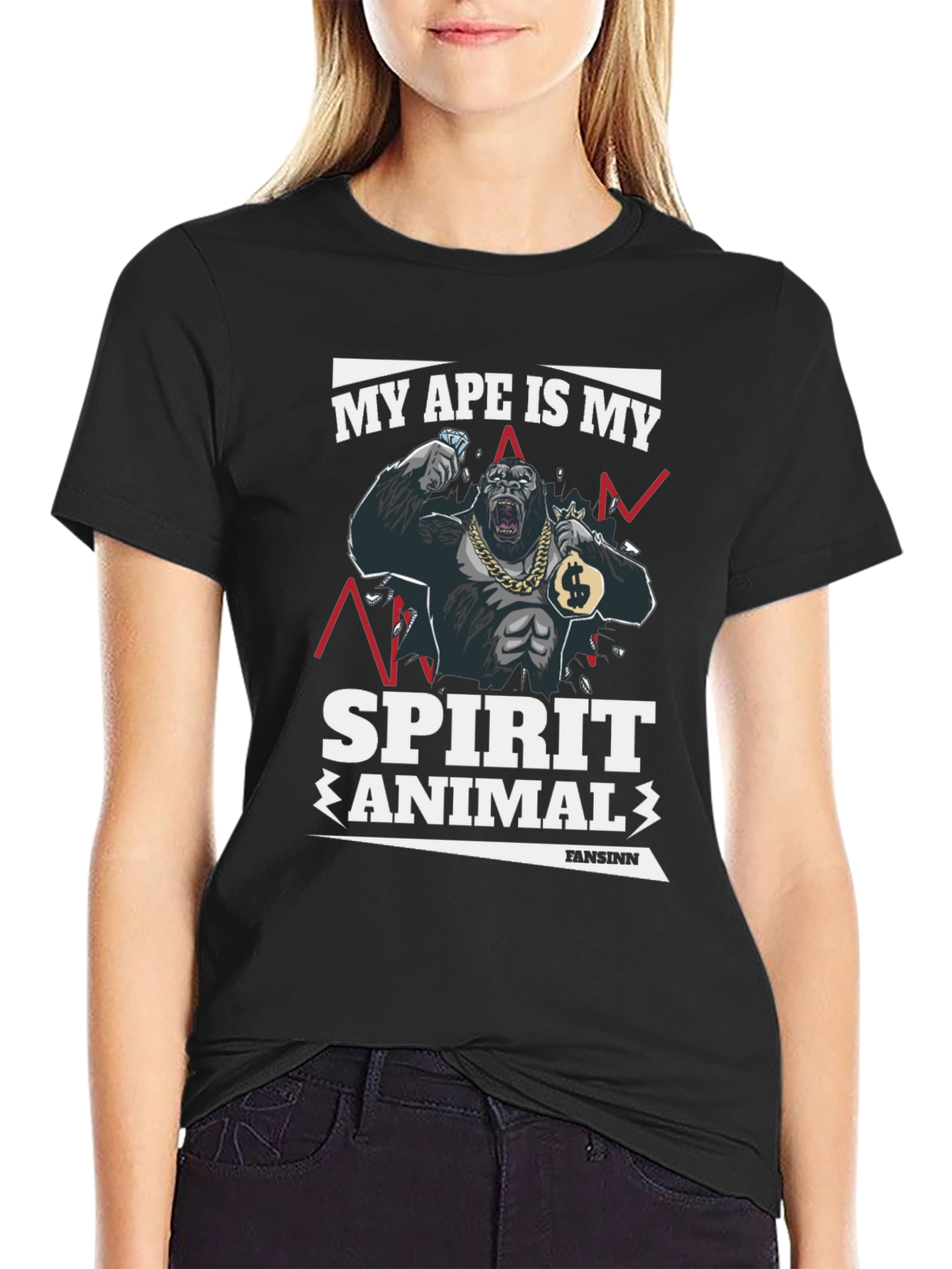 My Ape Is My Spirit Animal Graphic T-Shirt