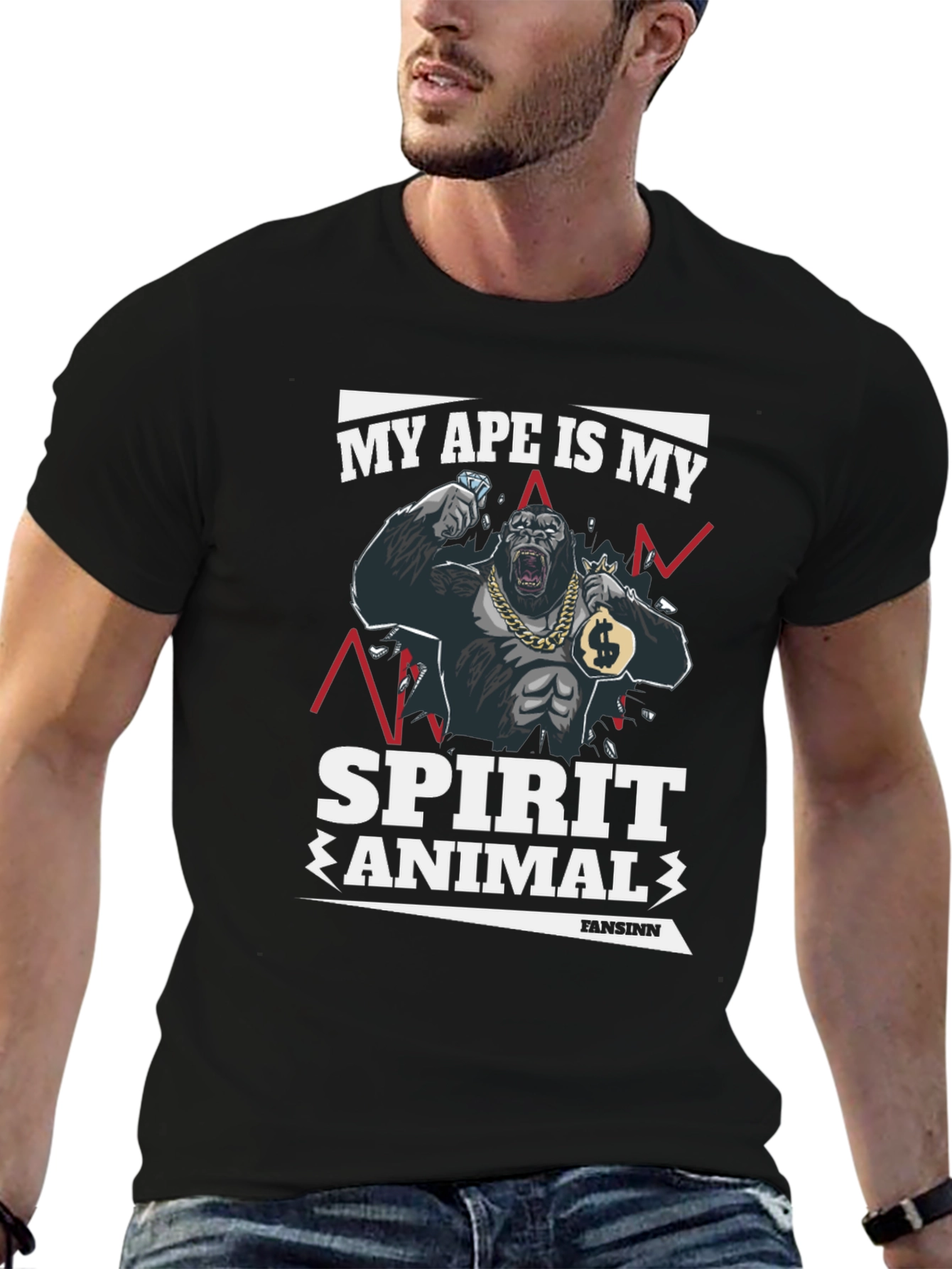 My Ape Is My Spirit Animal Graphic T-Shirt