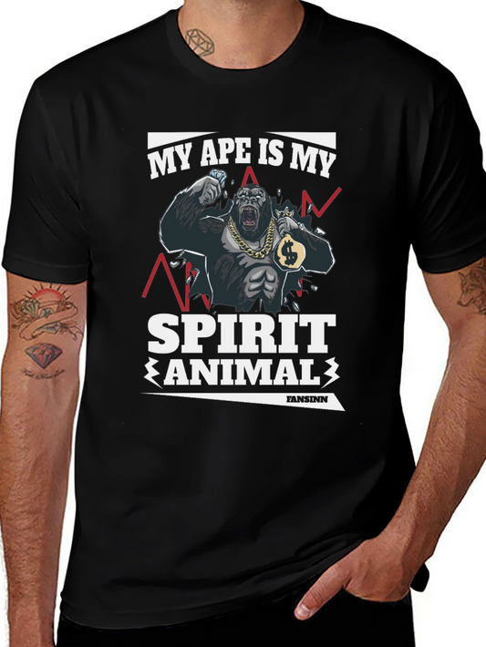 My Ape Is My Spirit Animal Graphic T-Shirt