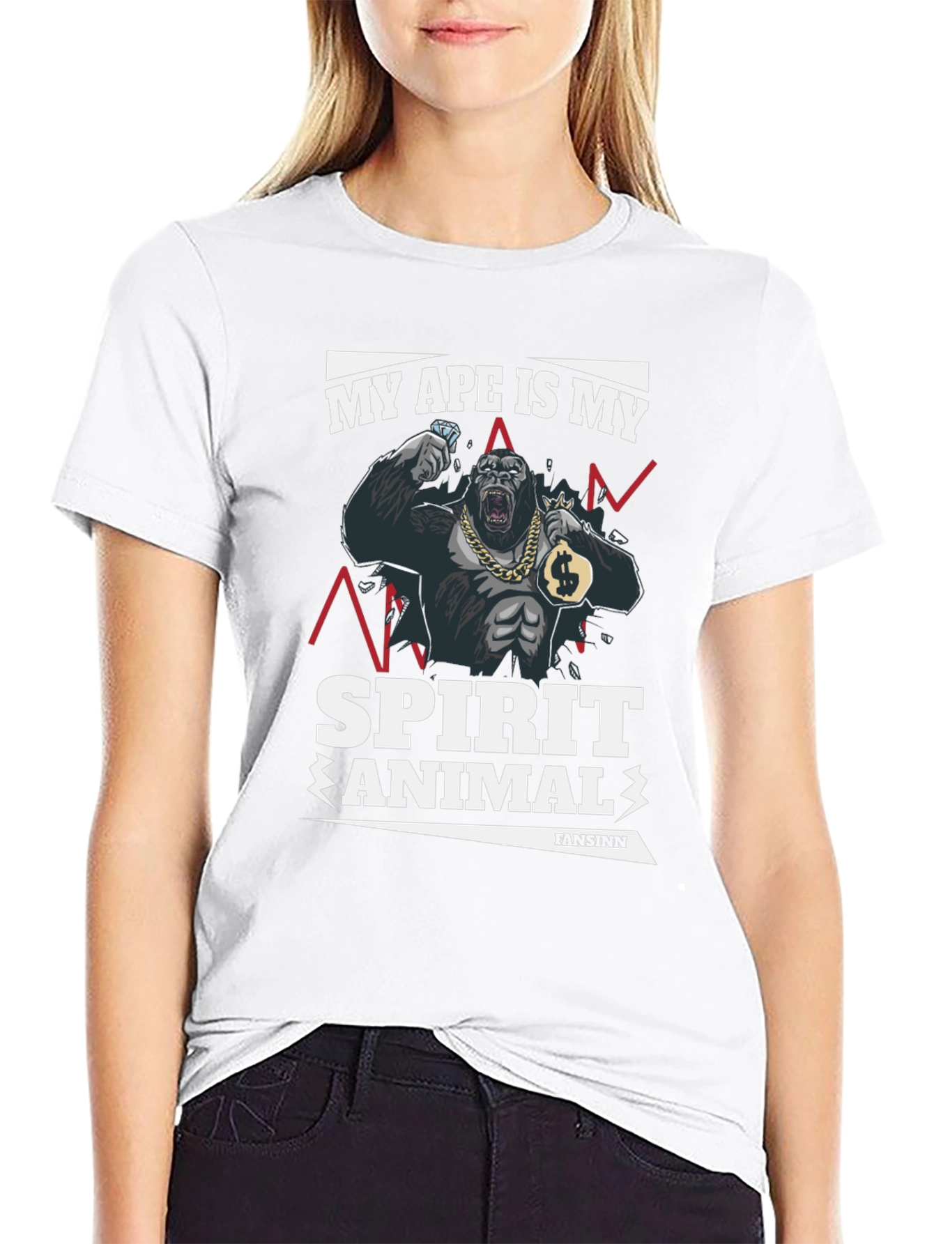 My Ape Is My Spirit Animal Graphic T-Shirt