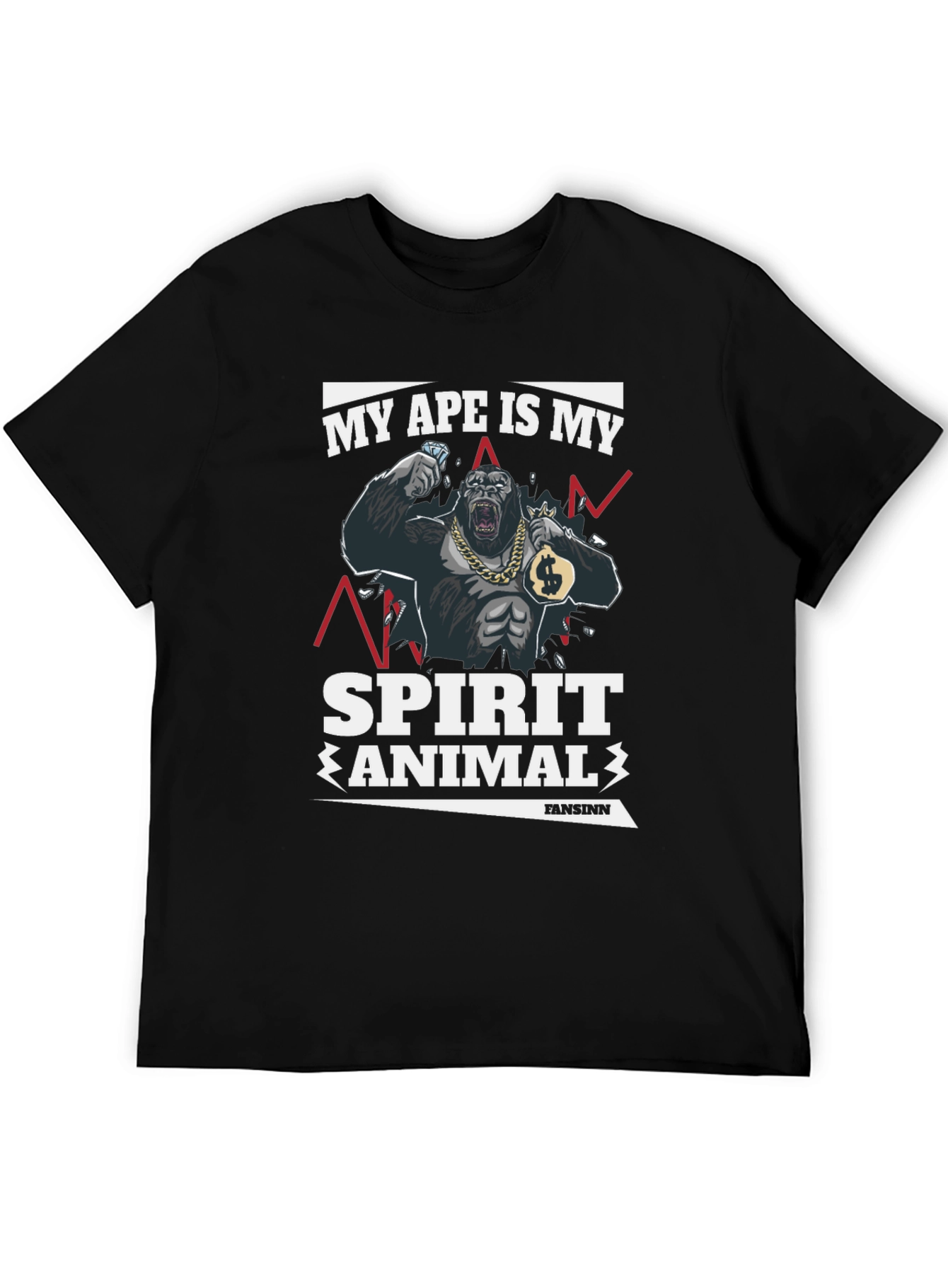 My Ape Is My Spirit Animal Graphic T-Shirt