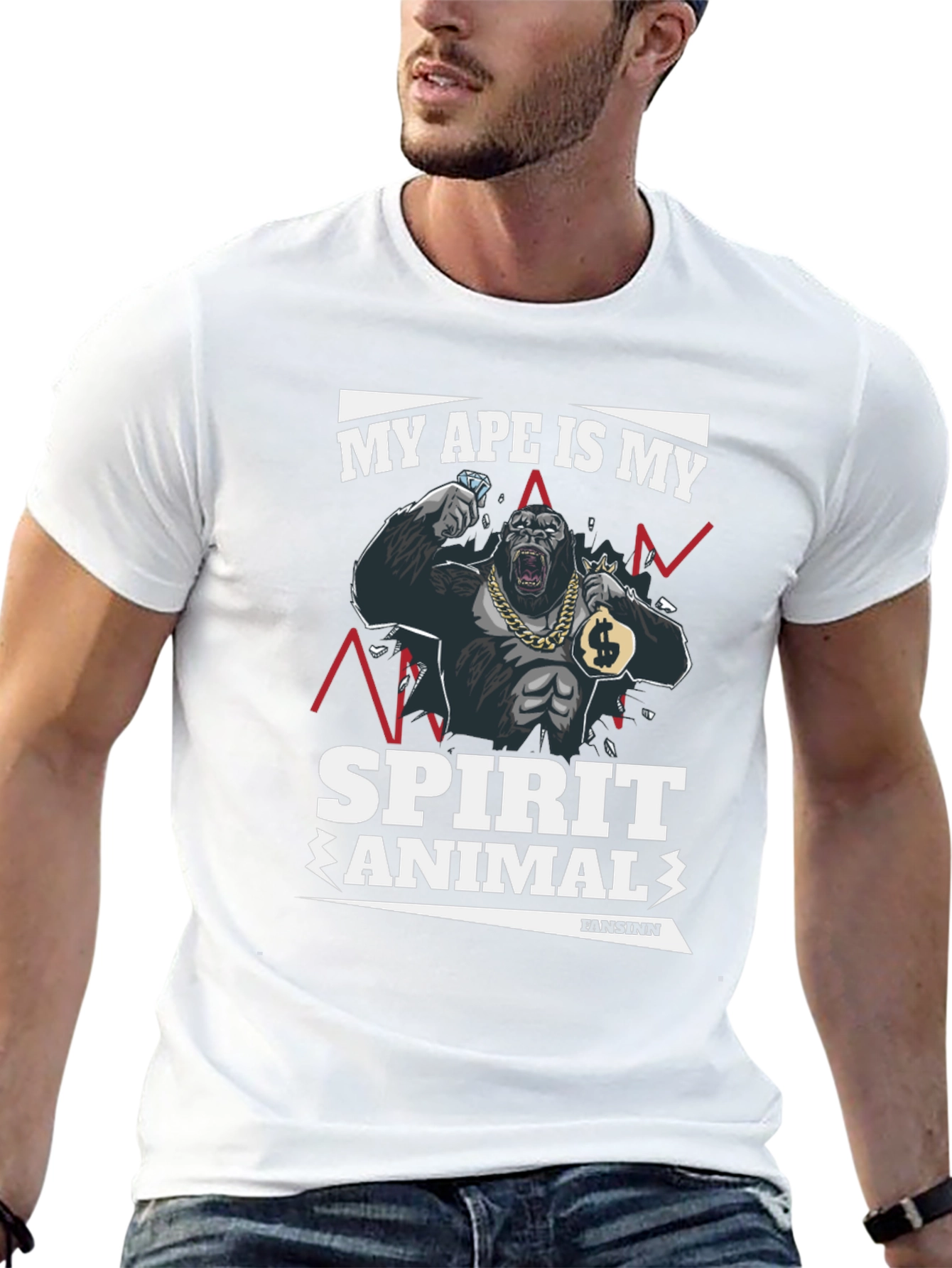 My Ape Is My Spirit Animal Graphic T-Shirt