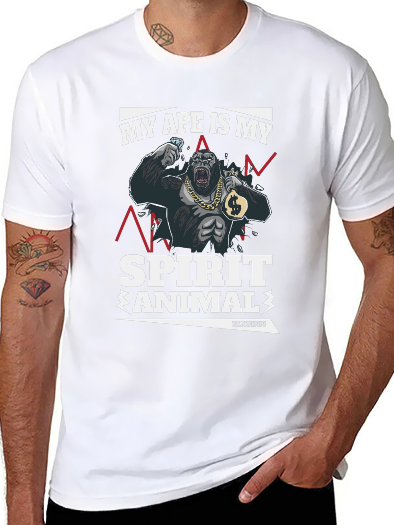 My Ape Is My Spirit Animal Graphic T-Shirt
