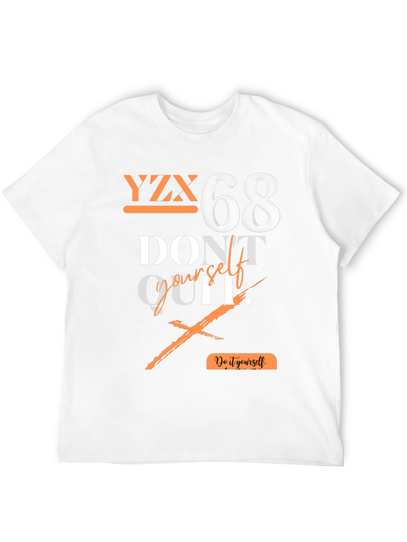 YZX 68 Graphic Print T-Shirt - Do It Yourself