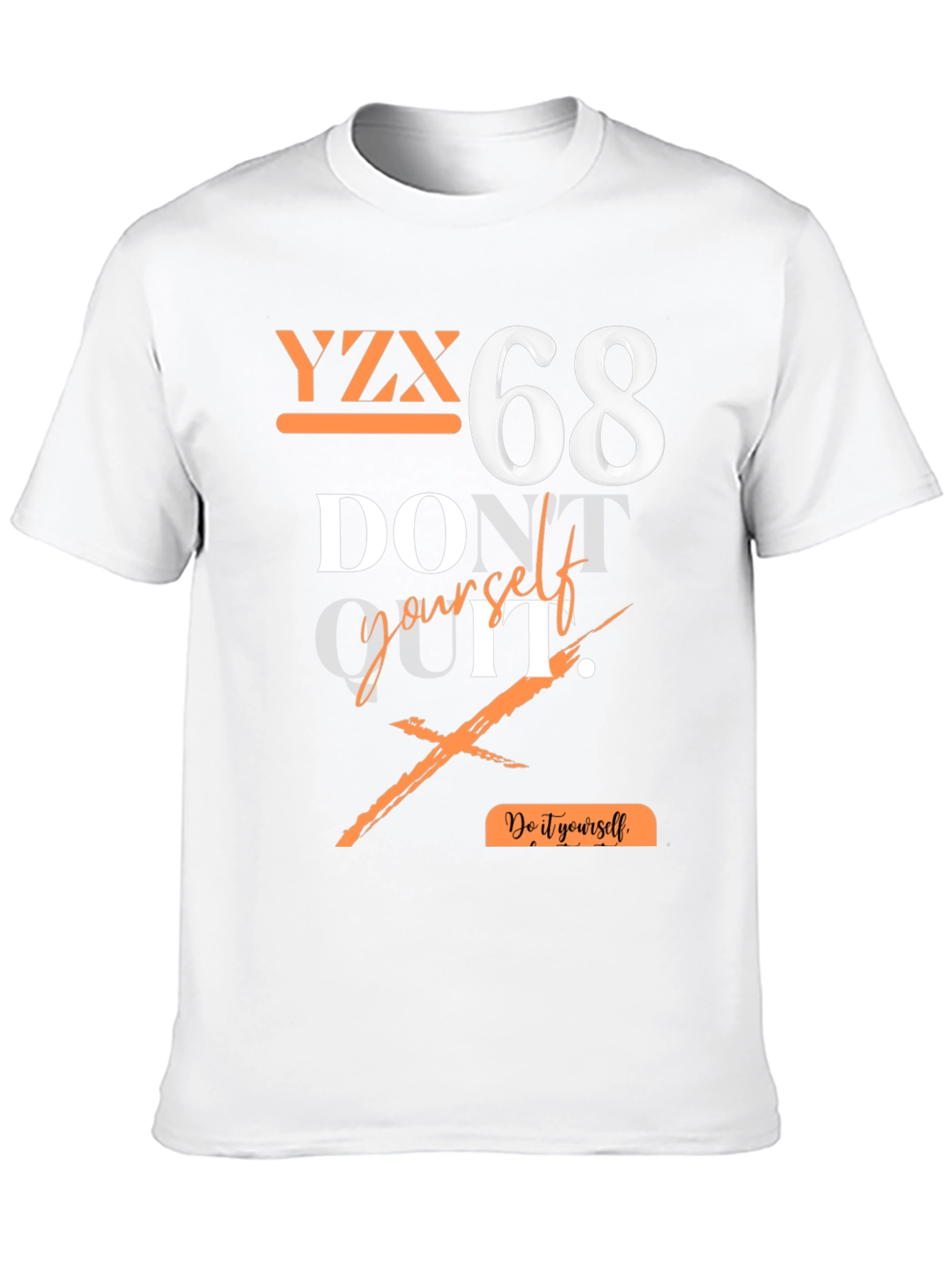 YZX 68 Graphic Print T-Shirt - Do It Yourself