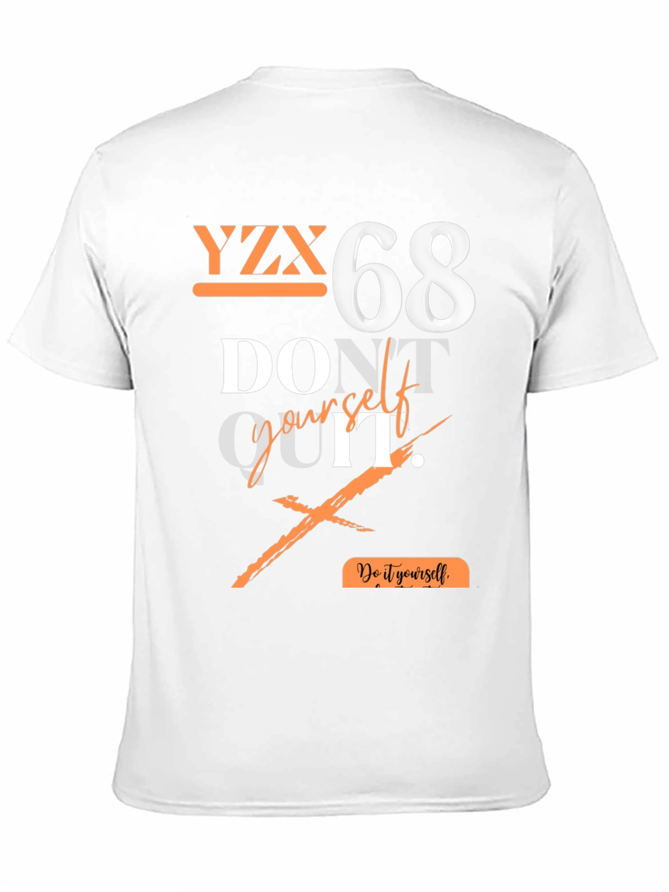 YZX 68 Graphic Print T-Shirt - Do It Yourself