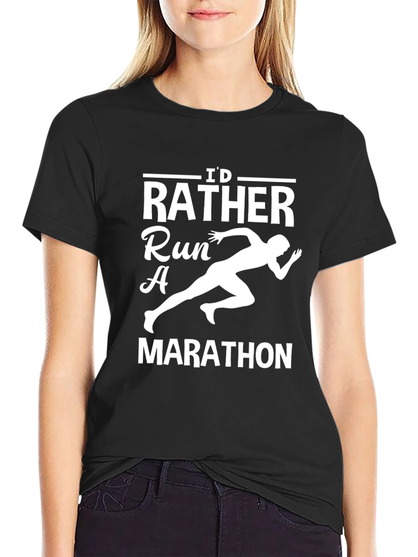 Id Rather Run a Marathon T-Shirt
