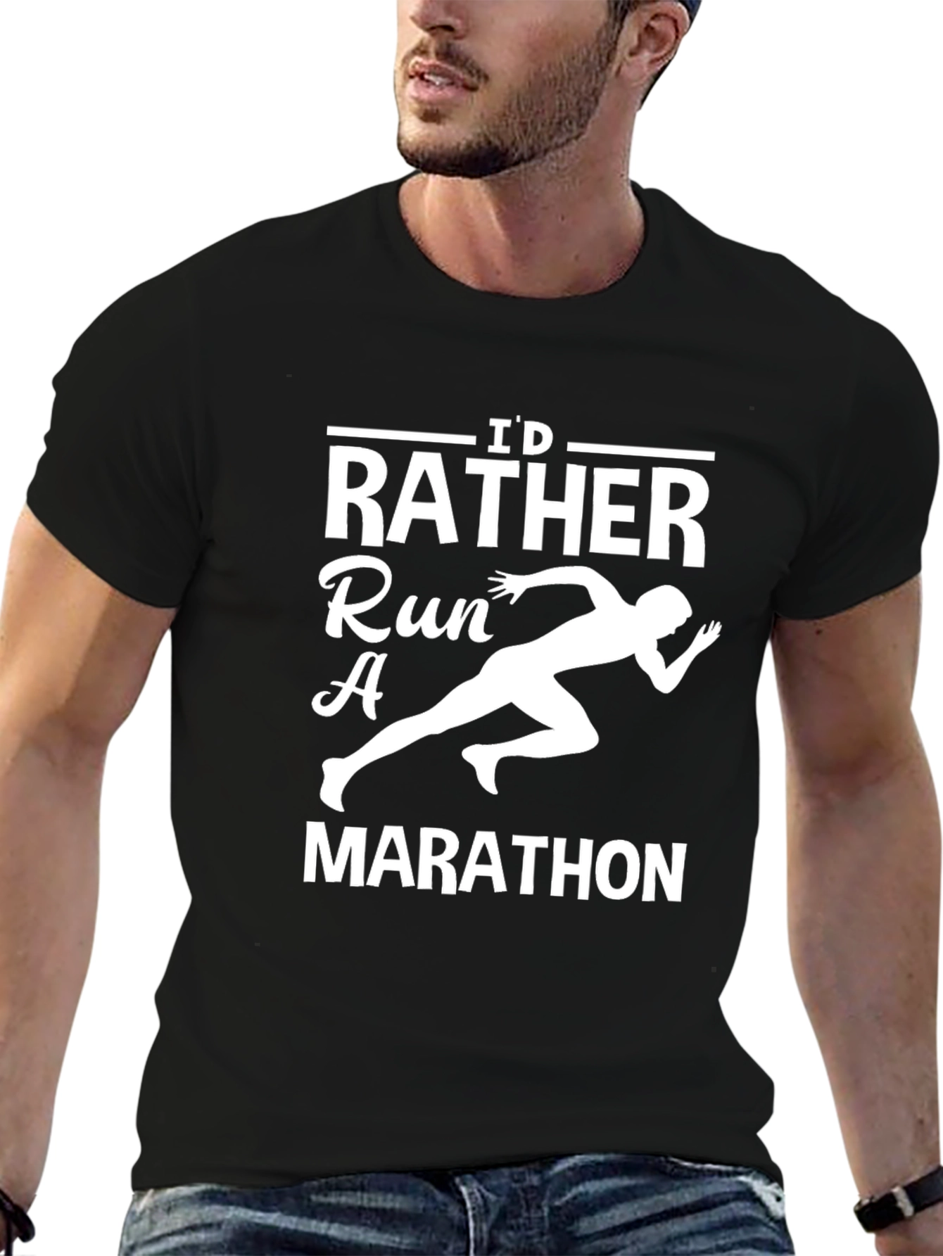 Id Rather Run a Marathon T-Shirt