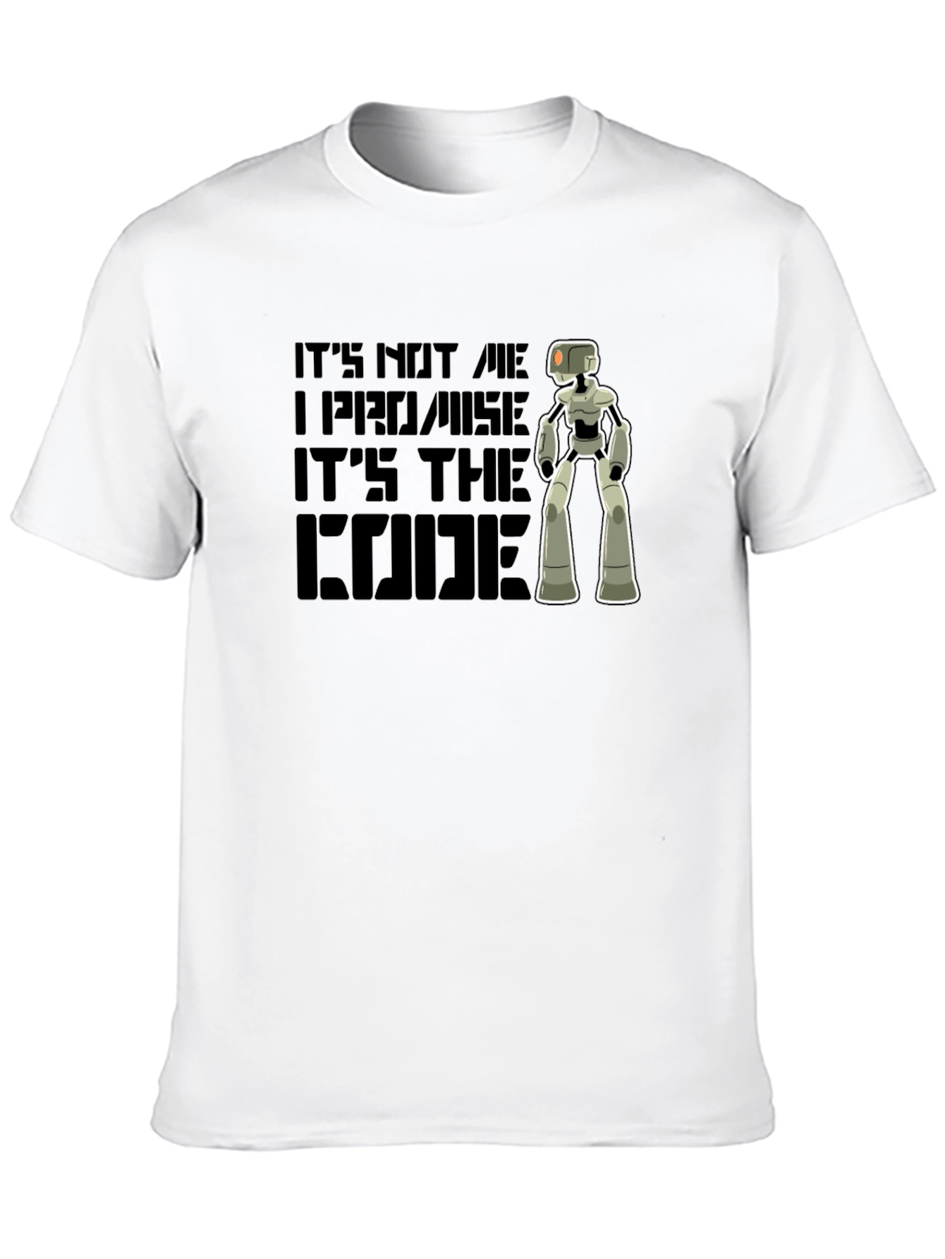 Its The Code Robot Graphic T-Shirt