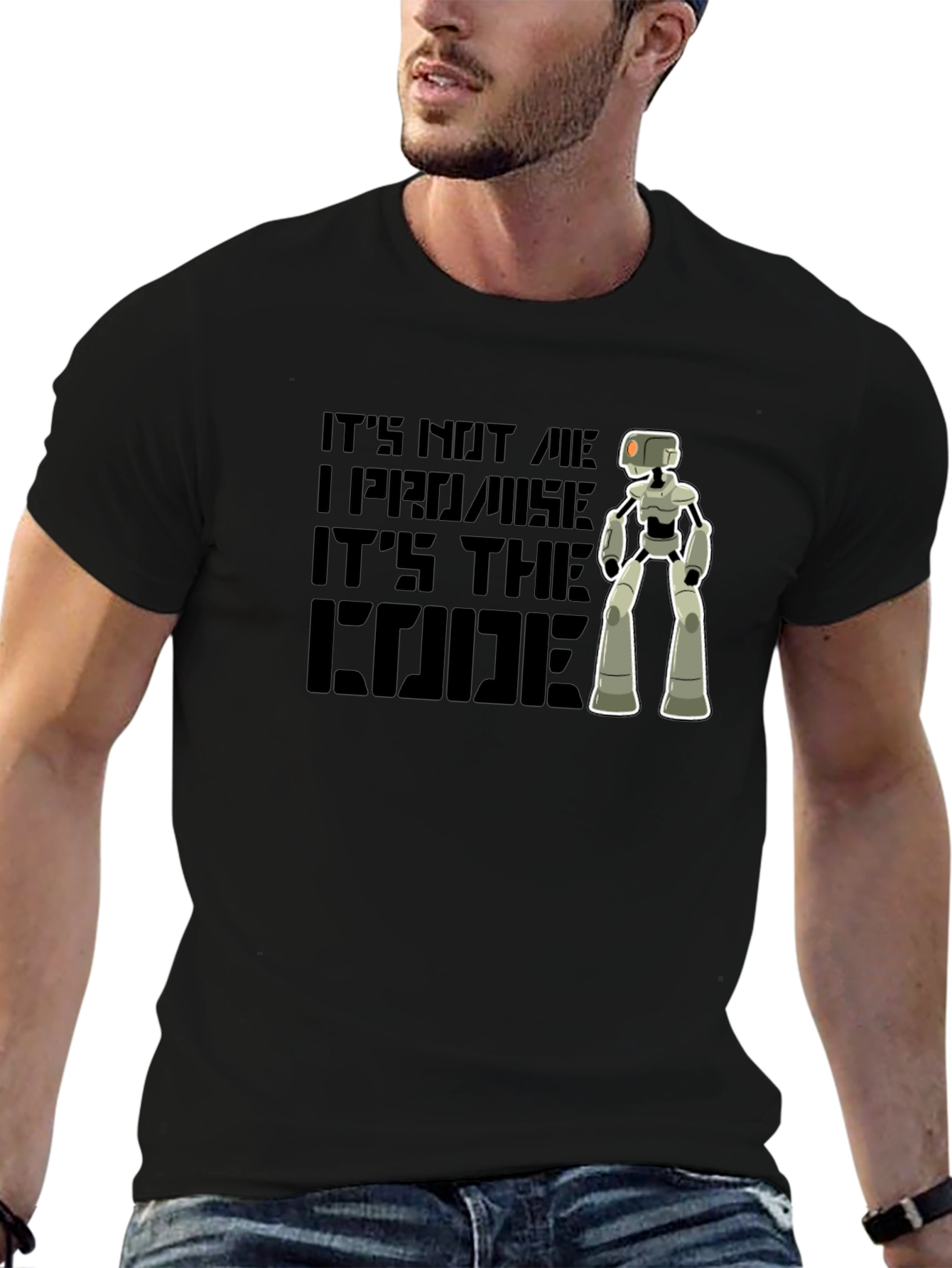 Its The Code Robot Graphic T-Shirt