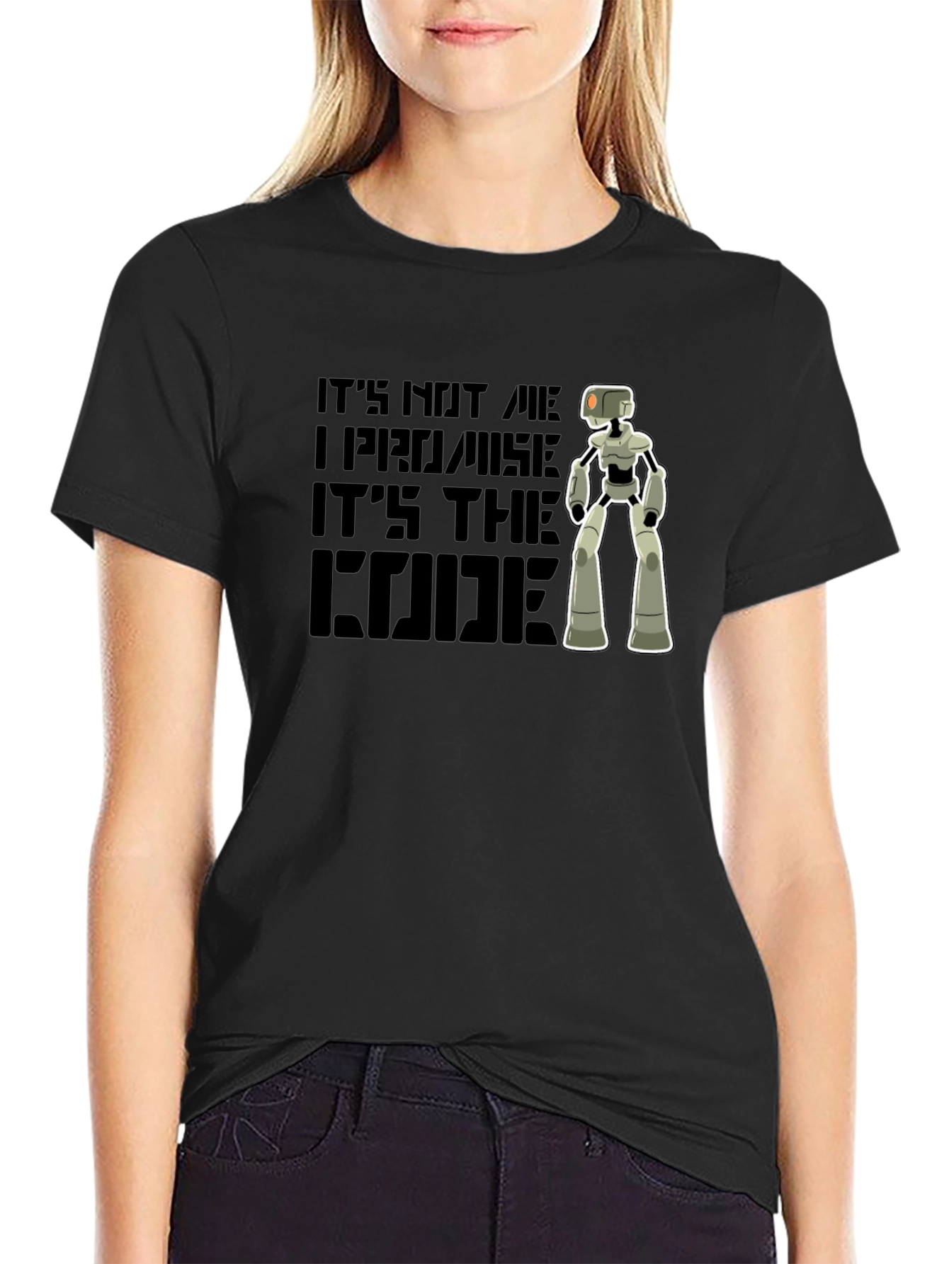 Its The Code Robot Graphic T-Shirt