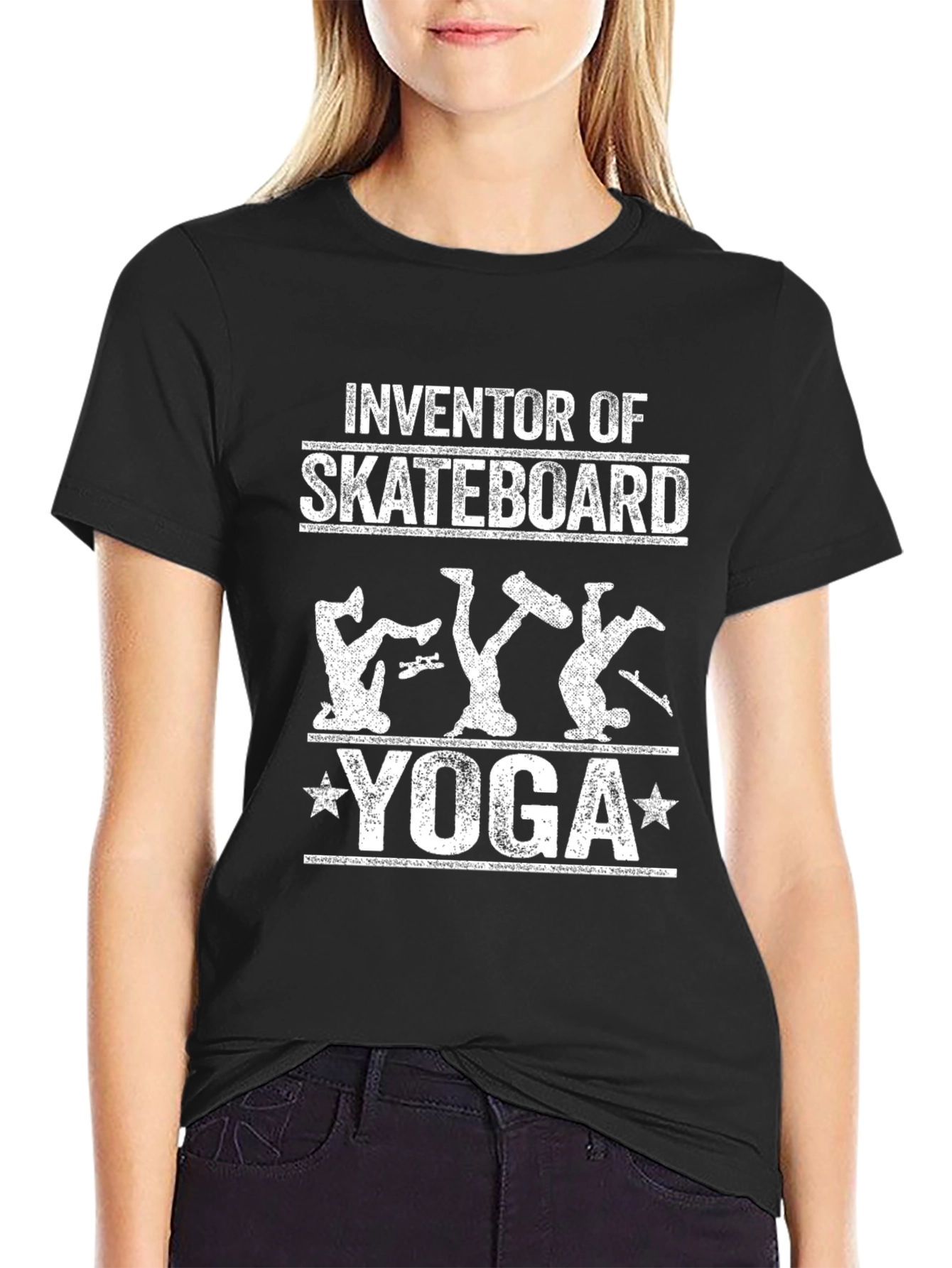 Inventor of Skateboard Yoga Graphic Tee