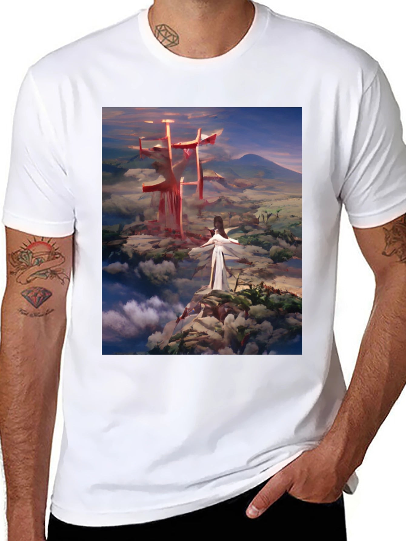 Fantasy Landscape Graphic Tee