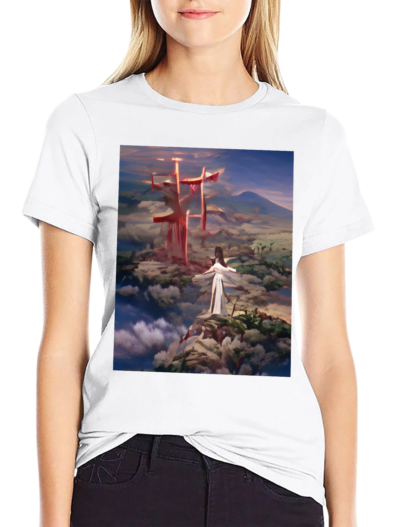 Fantasy Landscape Graphic Tee
