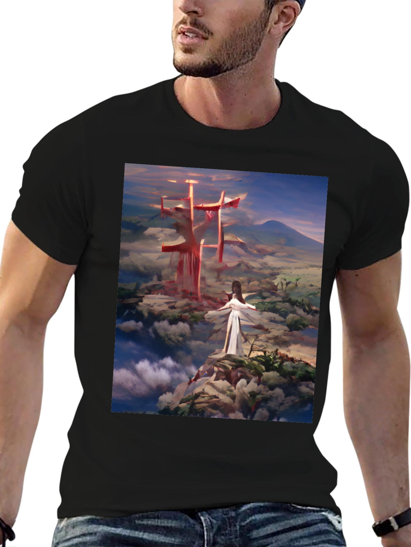Fantasy Landscape Graphic Tee