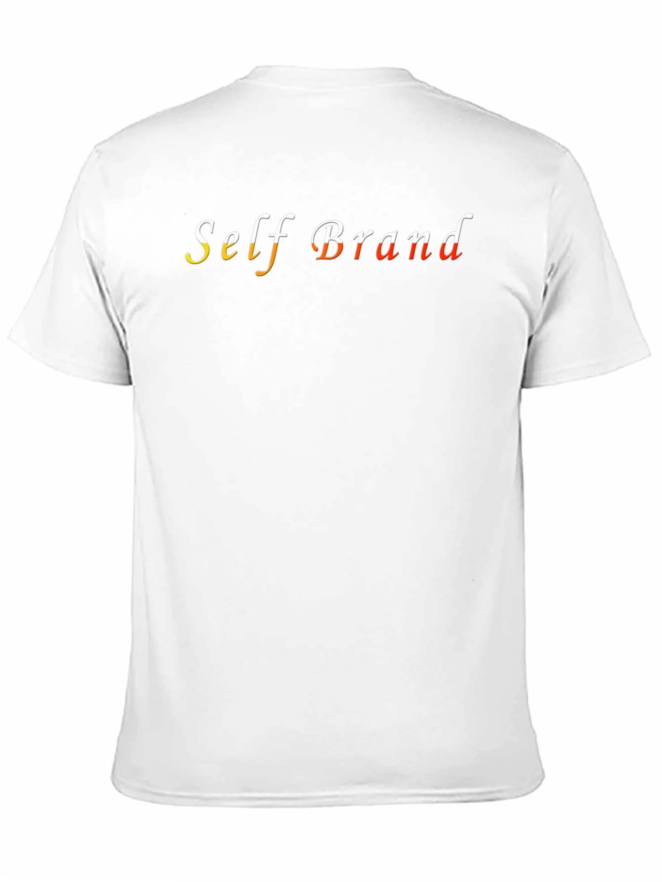 Self Brand Black Stylish T-Shirt