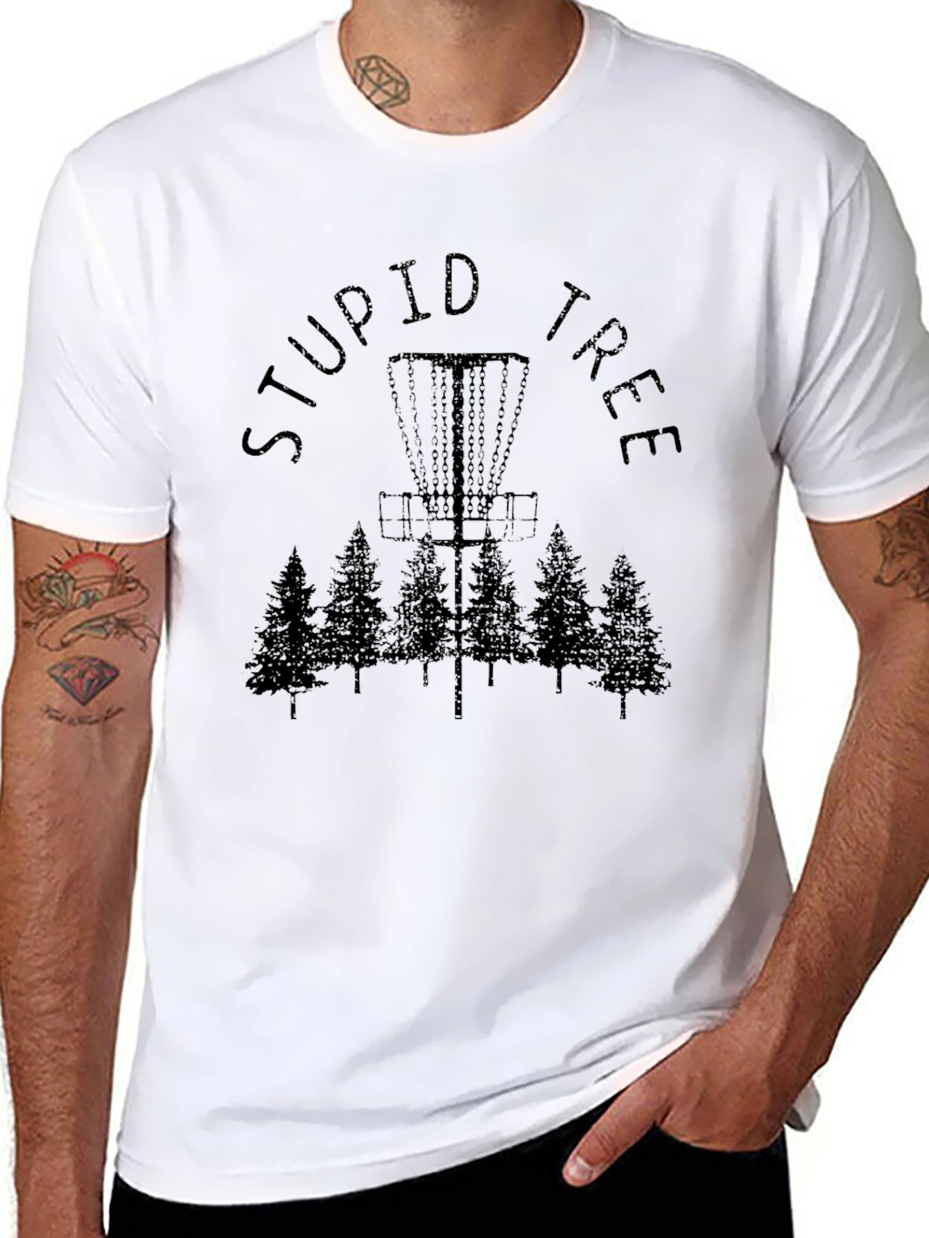 Disc Golf Stupid Tree T-Shirt