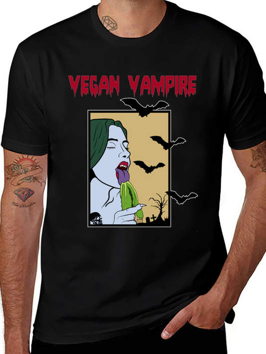 Vegan Vampire T-Shirt - Unique Graphic Tee