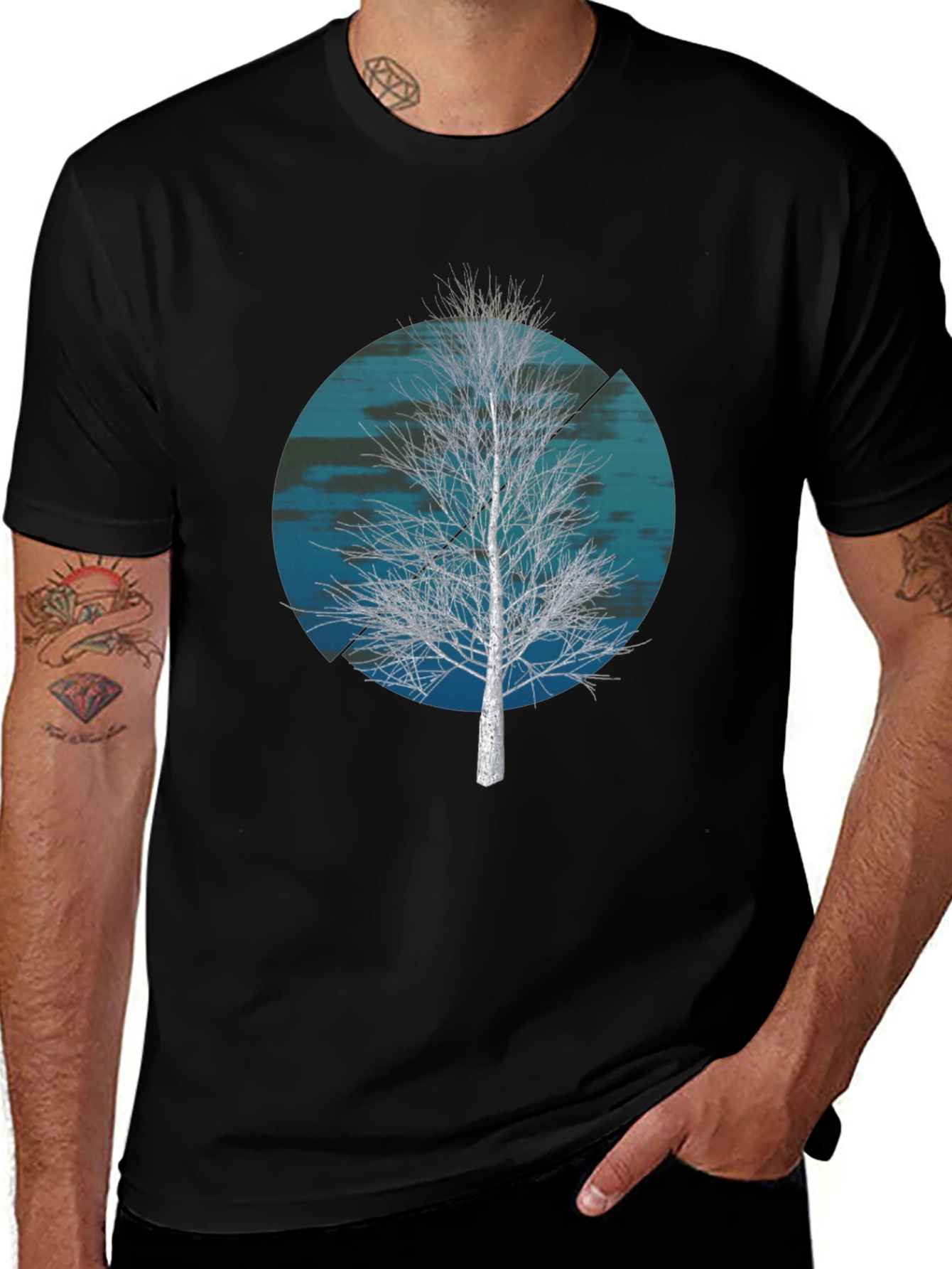 Tree Graphic Tee - Nature Inspired Design