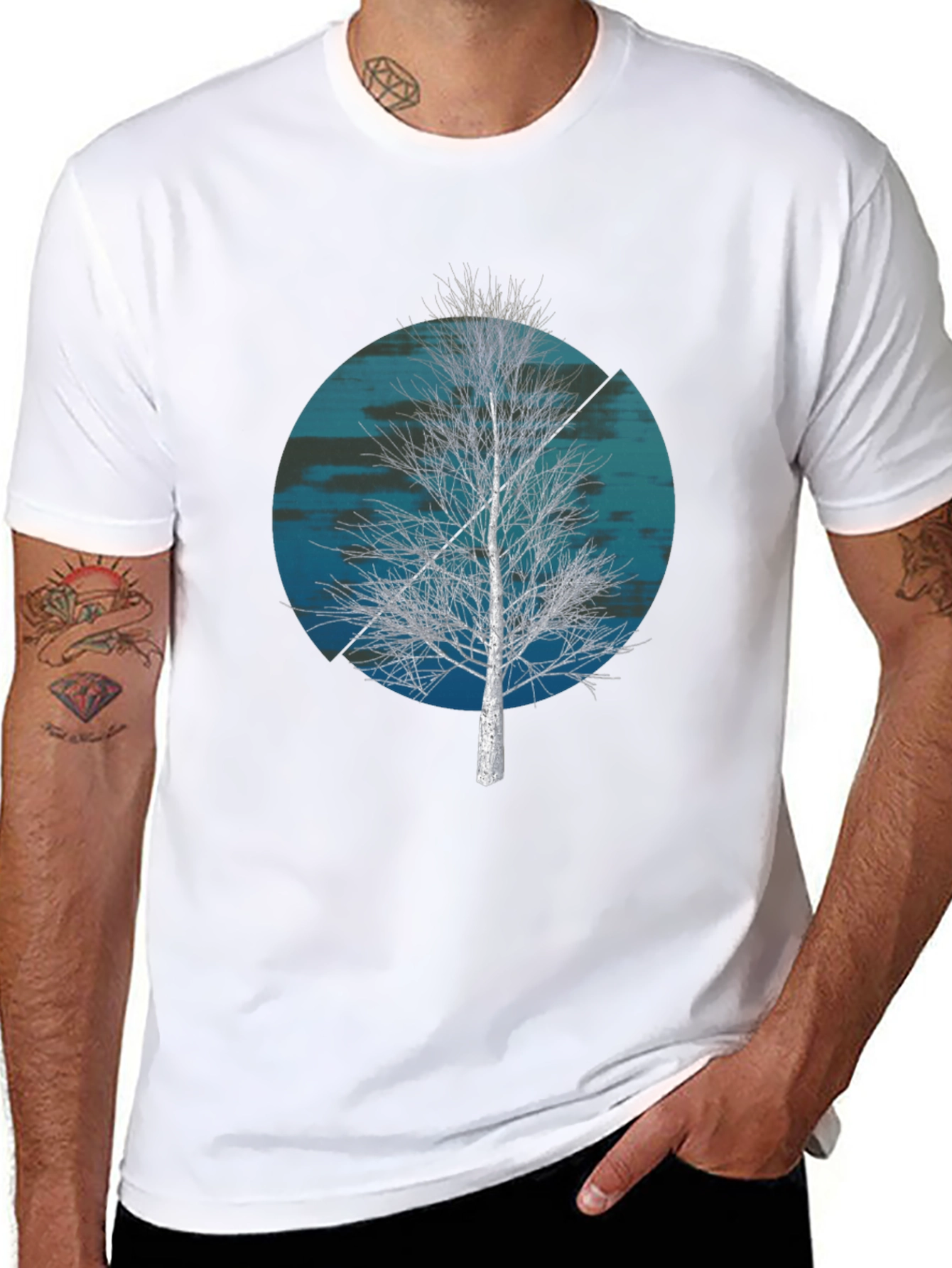 Tree Graphic Tee - Nature Inspired Design