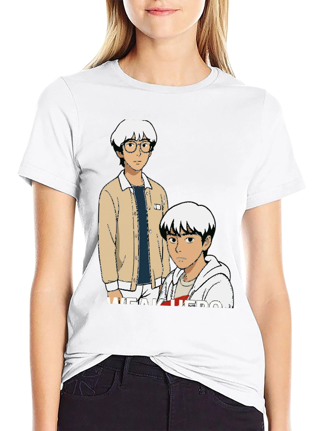 Anime Graphic Tee - Black Cotton T-Shirt