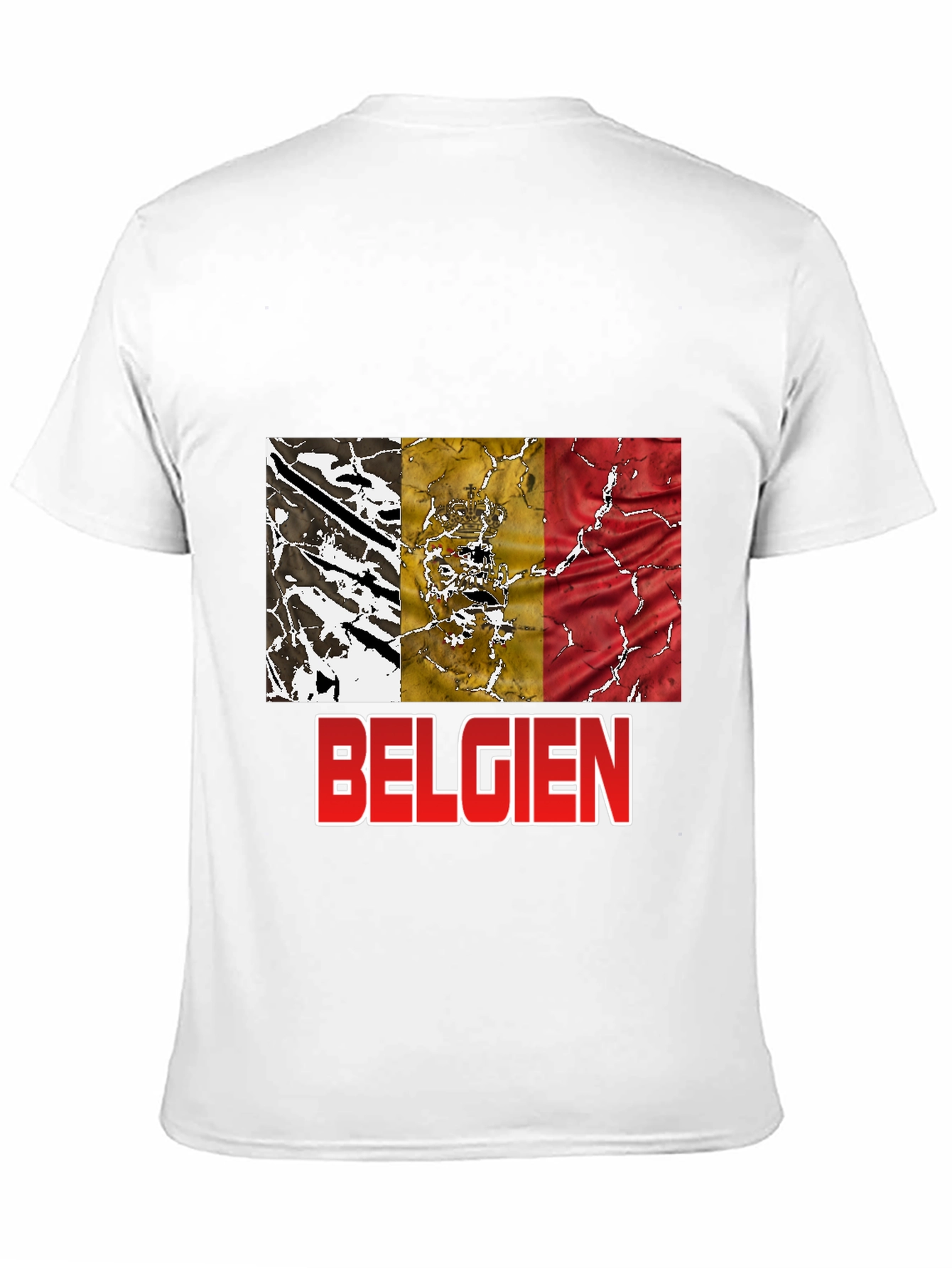 Belgien Flag T-Shirt - Black