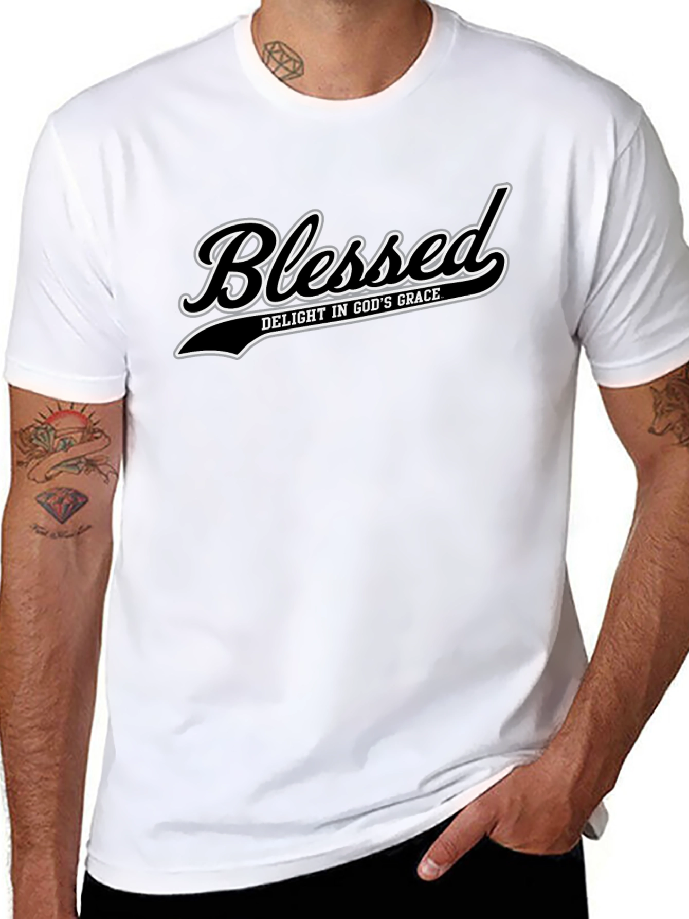 Blessed Graphic Print Tee