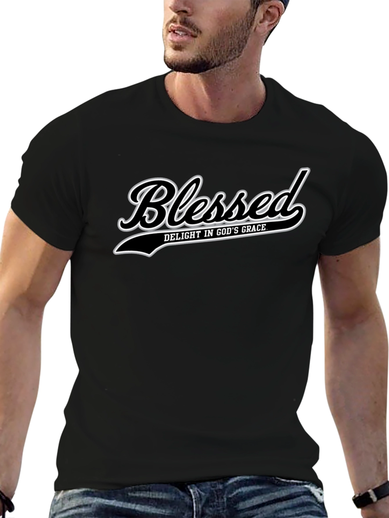 Blessed Graphic Print Tee