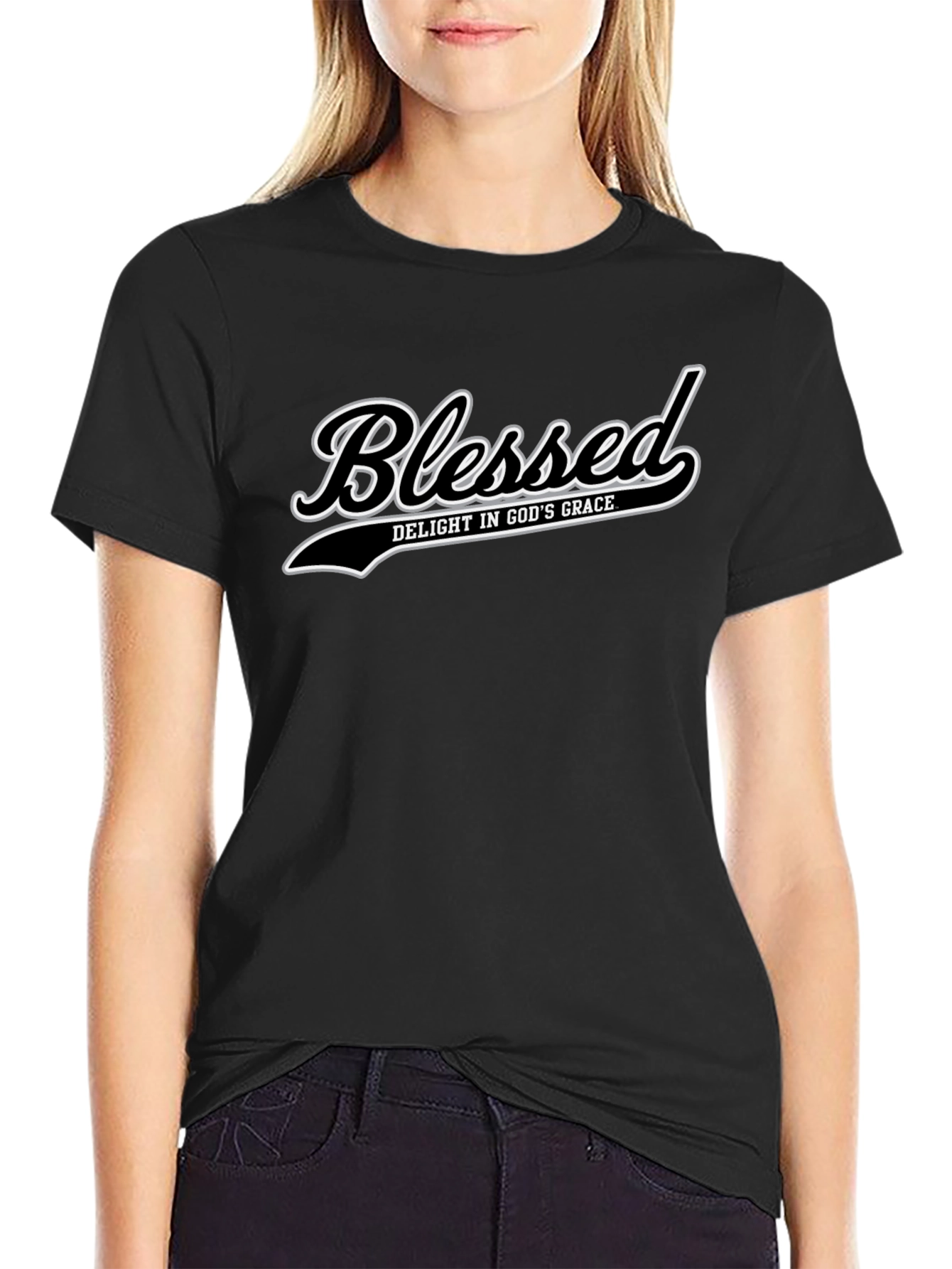 Blessed Graphic Print Tee