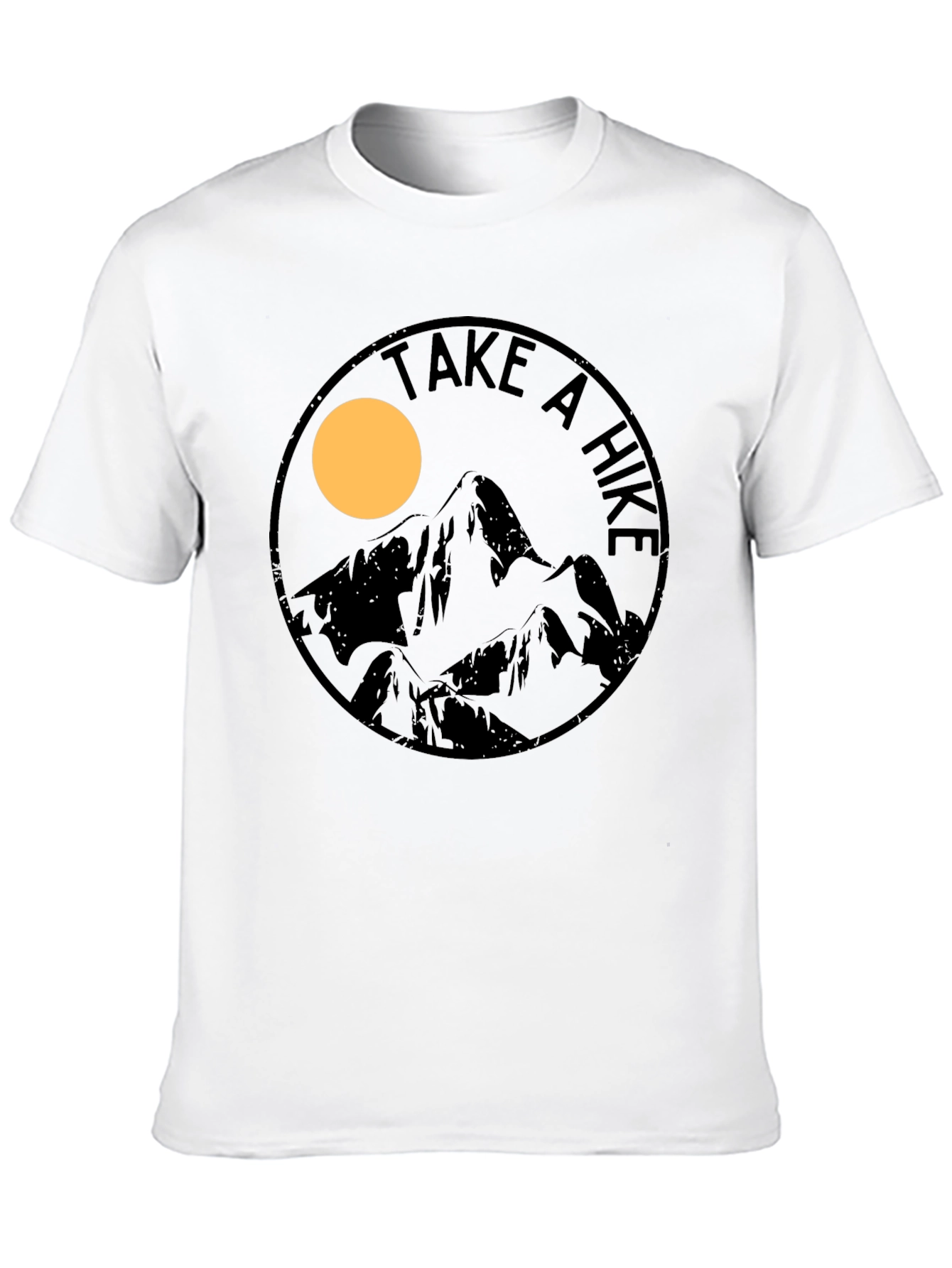 Take a Hike Mountain Graphic T-Shirt - Black