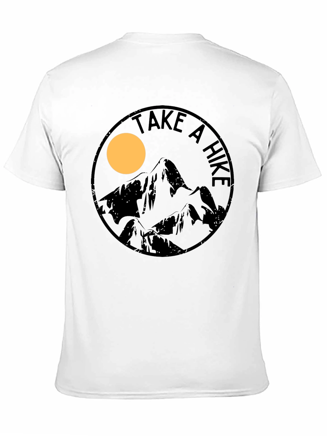 Take a Hike Mountain Graphic T-Shirt - Black