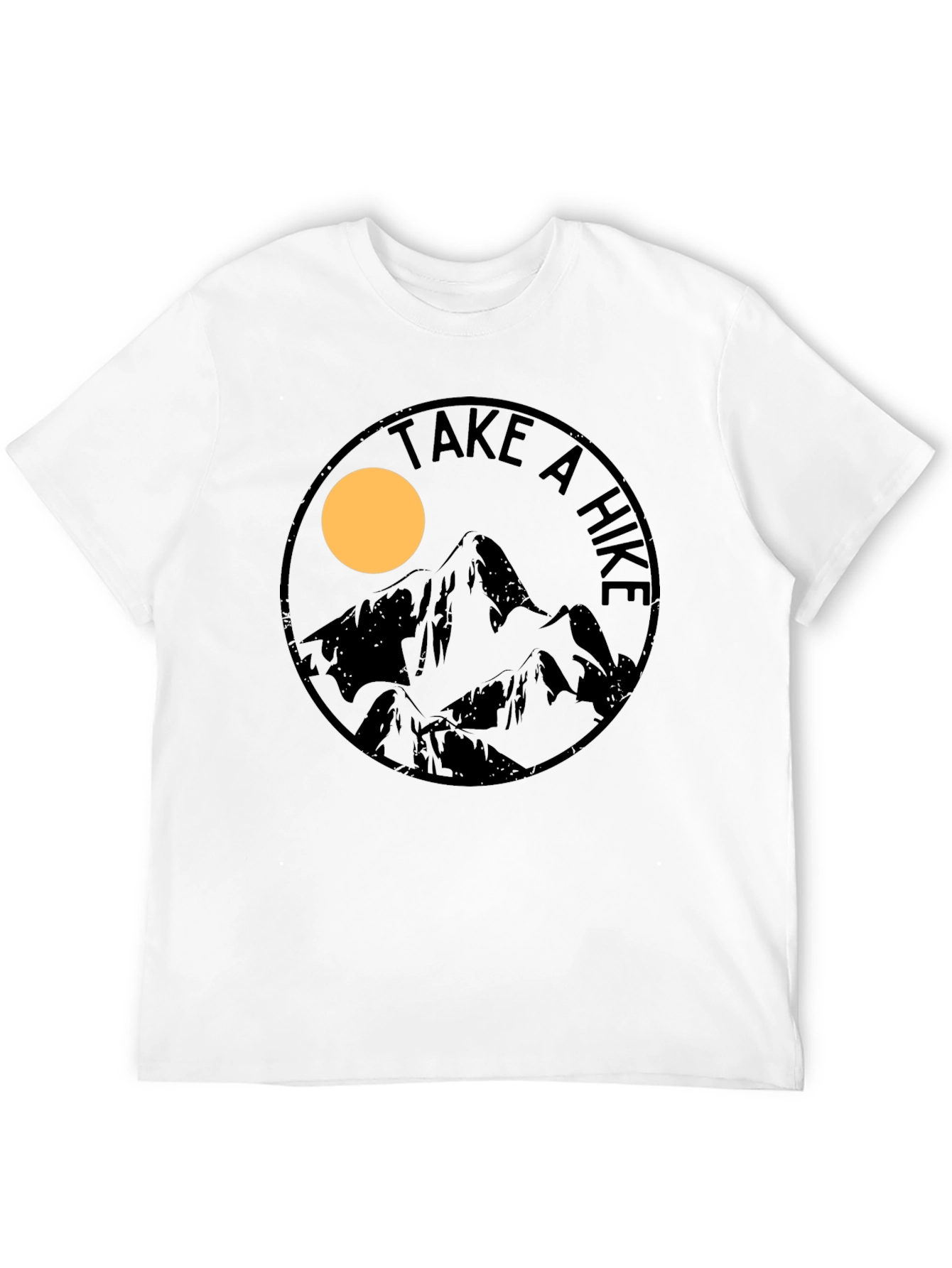 Take a Hike Mountain Graphic T-Shirt - Black