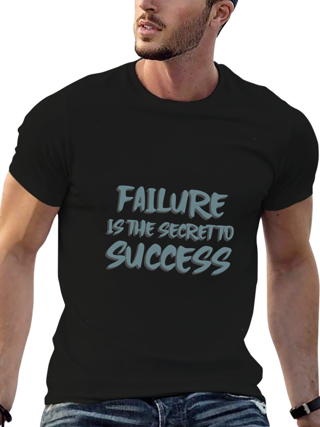 Failure Secret to Success Graphic Tee - Black