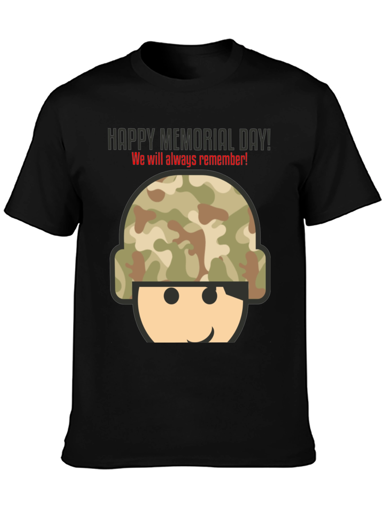 Memorial Day Graphic T-Shirt - Soldier Design