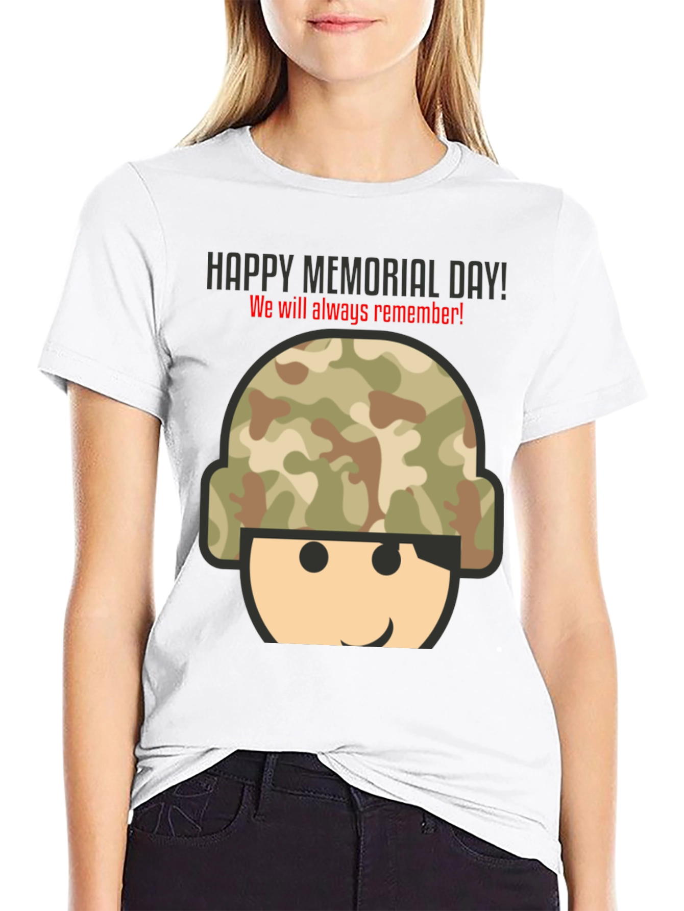 Memorial Day Graphic T-Shirt - Soldier Design