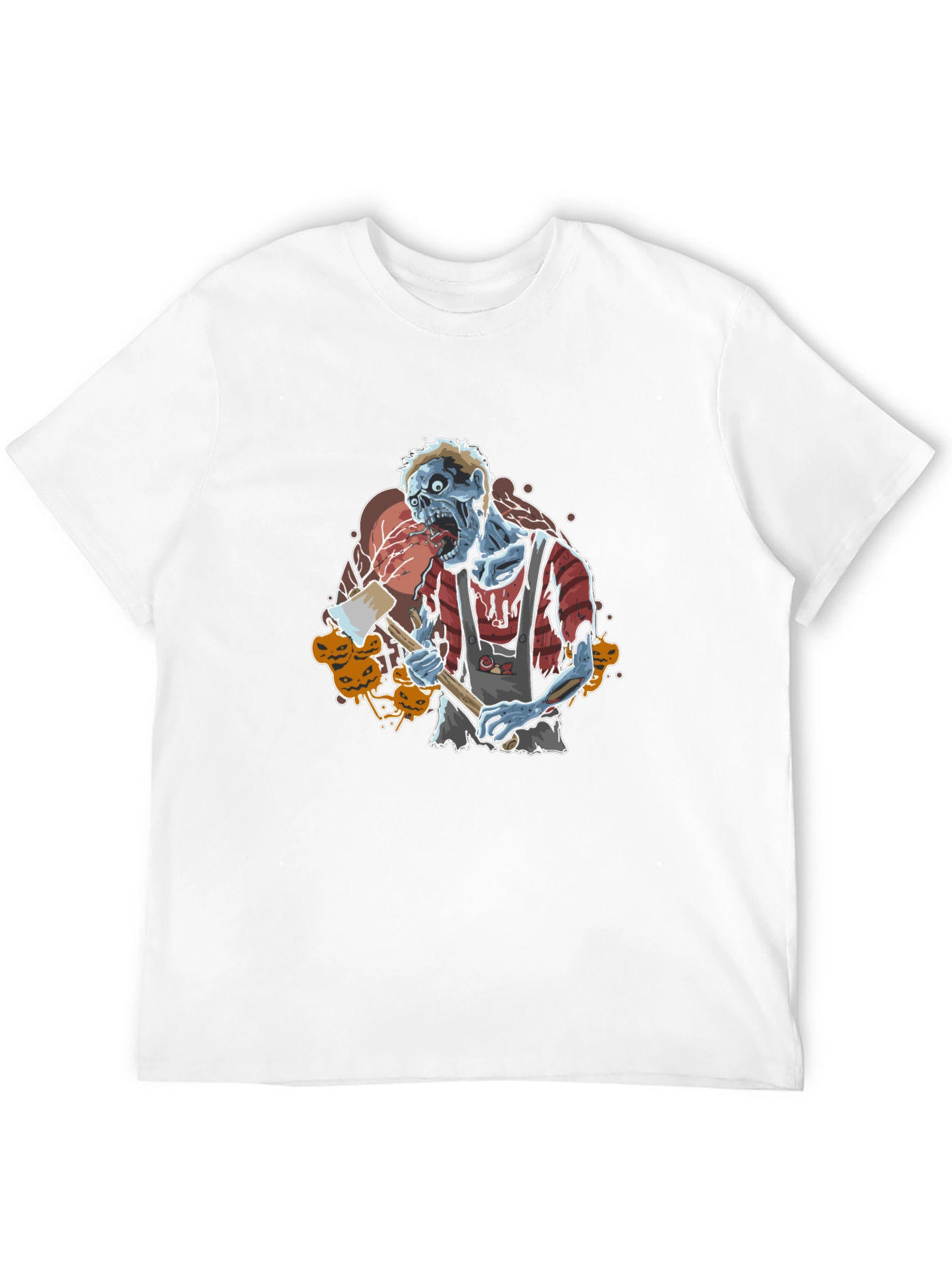 Zombie Butcher Graphic Tee - Halloween Style