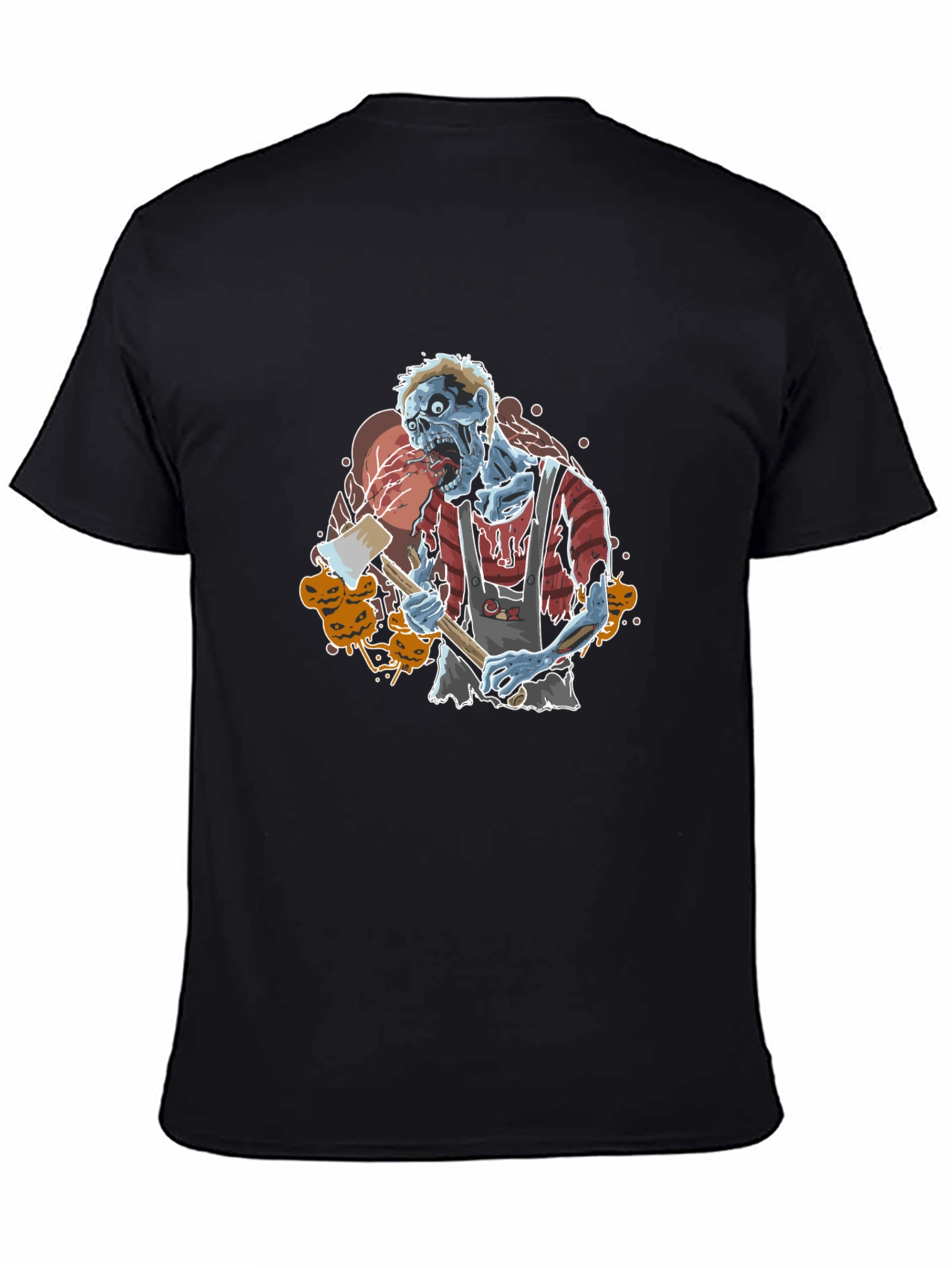 Zombie Butcher Graphic Tee - Halloween Style