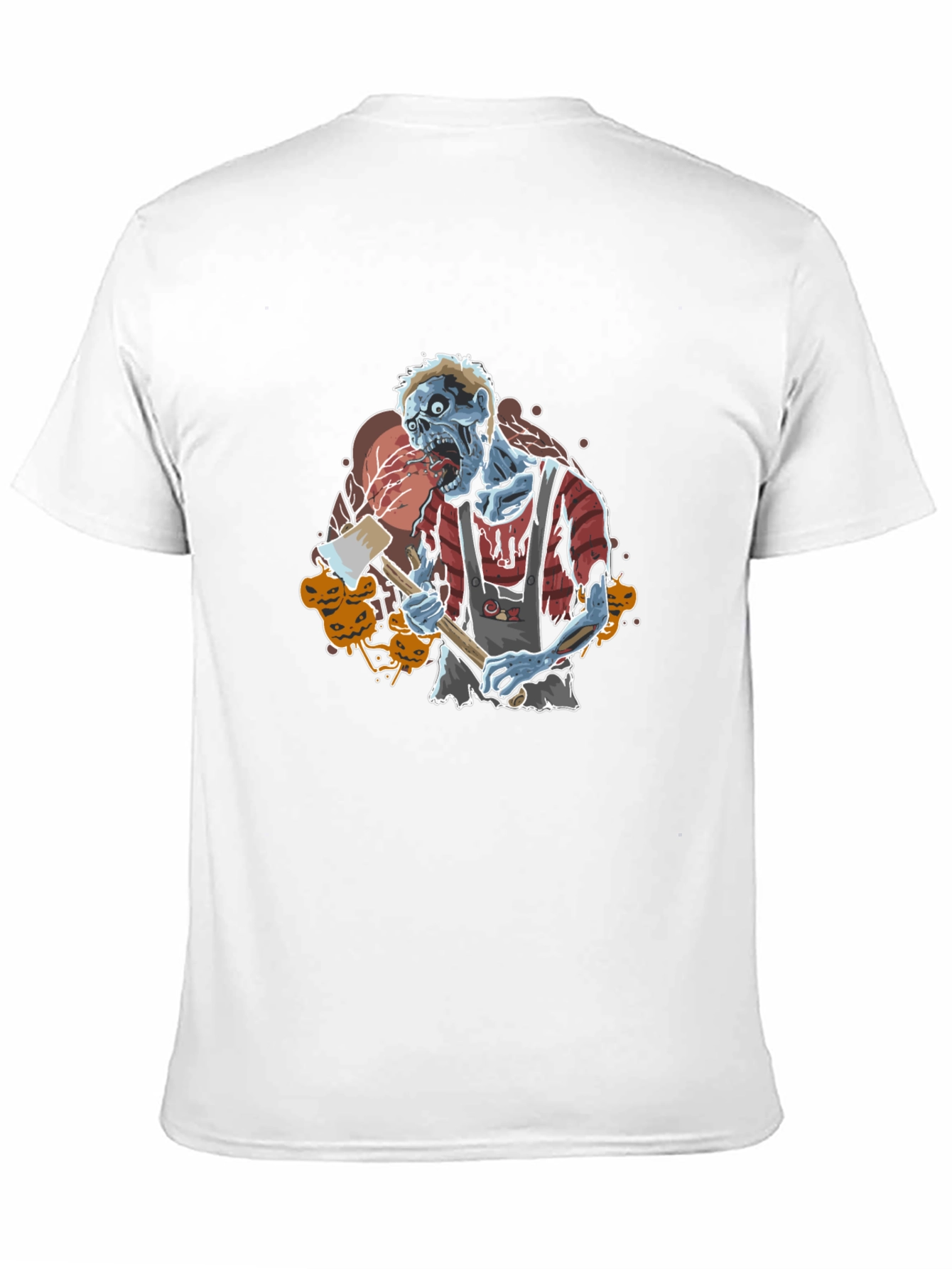 Zombie Butcher Graphic Tee - Halloween Style