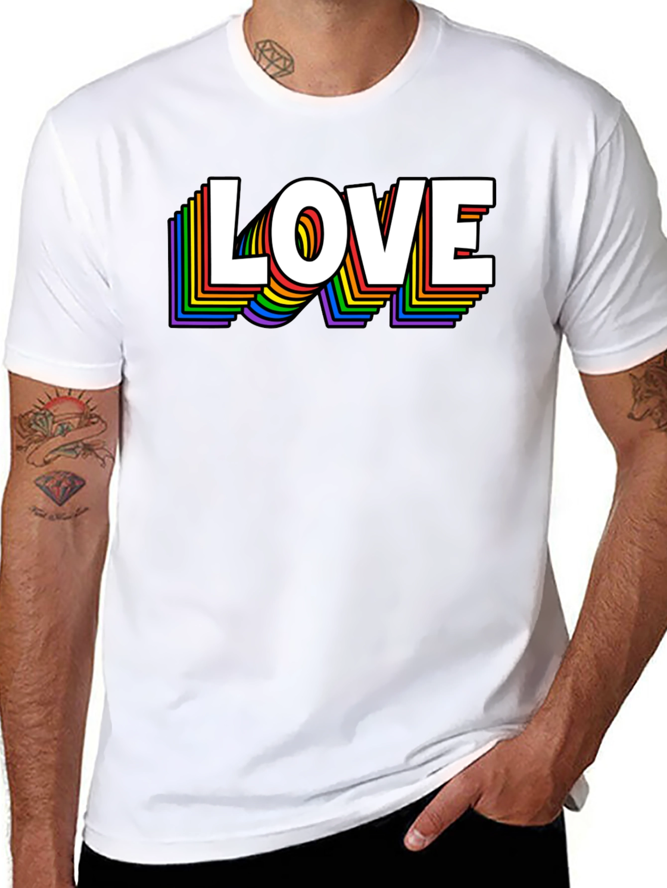 Rainbow LOVE T-Shirt - Pride Edition